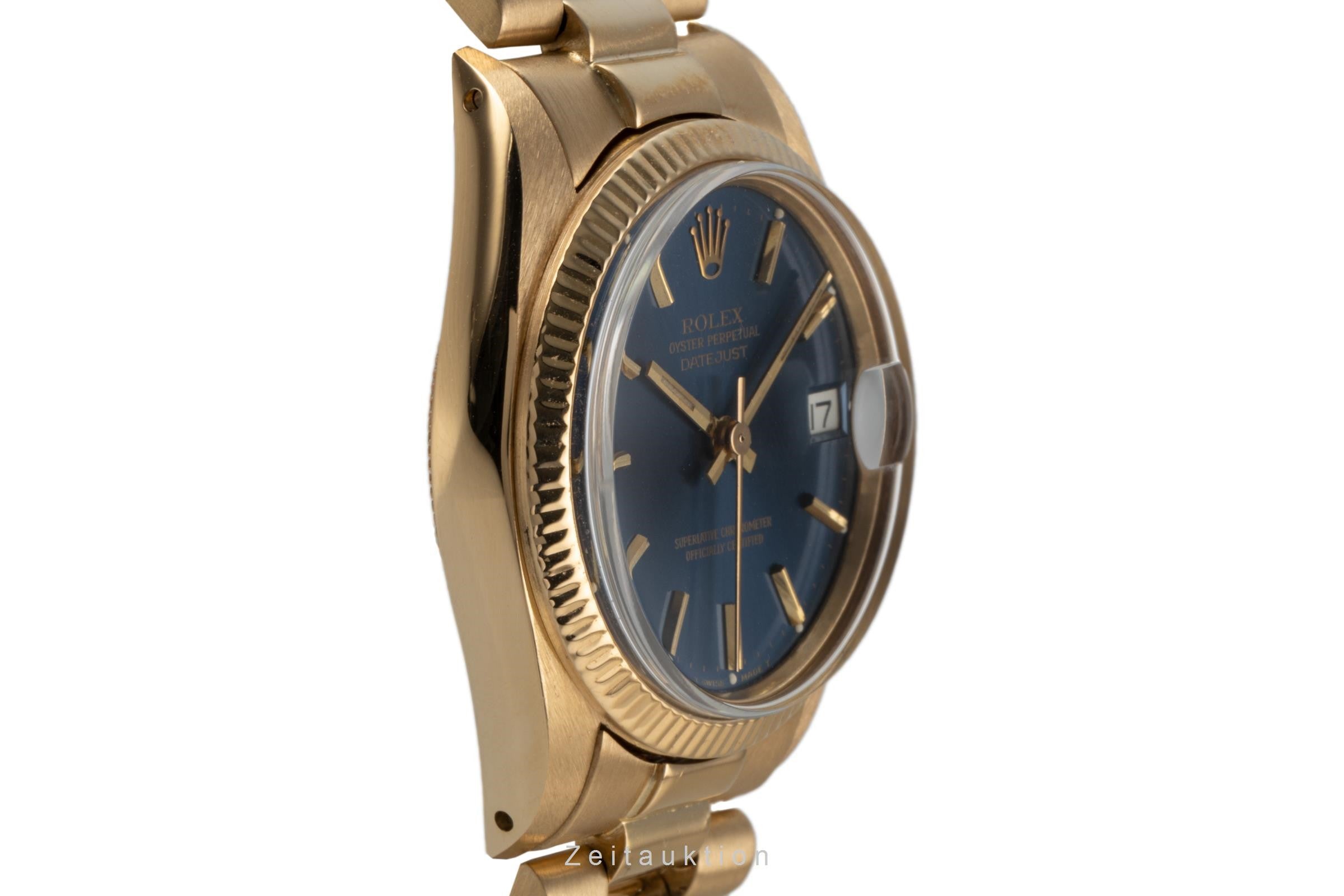 Rolex Datejust 18K (0,750) Gold Automatik Damenuhr Oyster Perpetual Ref. 6827 [2301635]