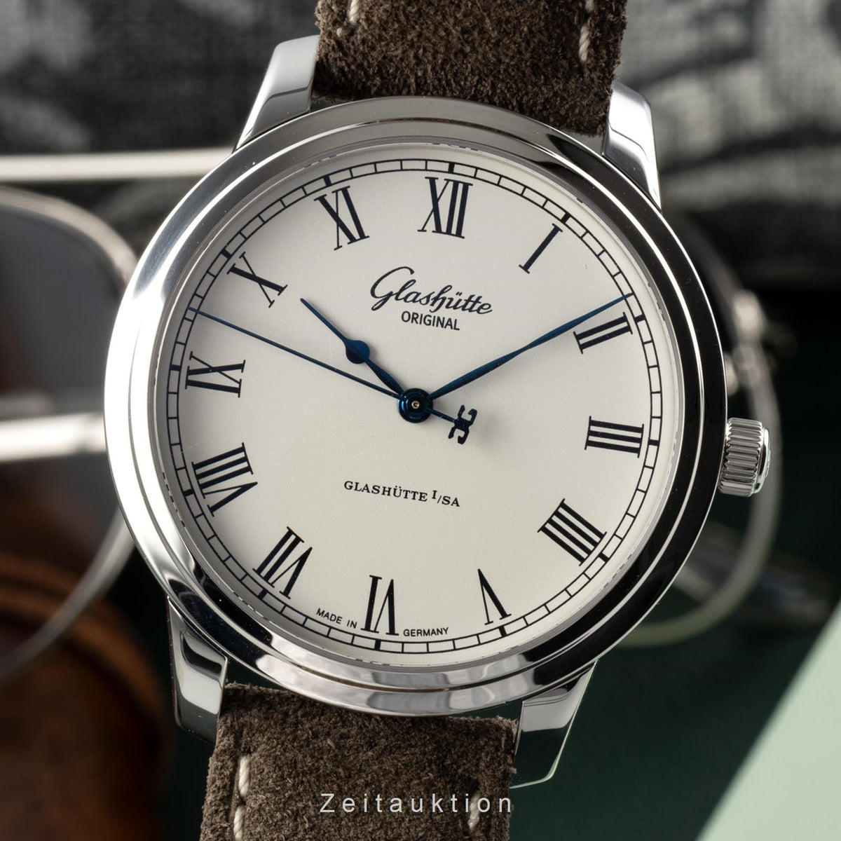 Glashütte Senator acciaio automatismo GO 39 1-39-59-01