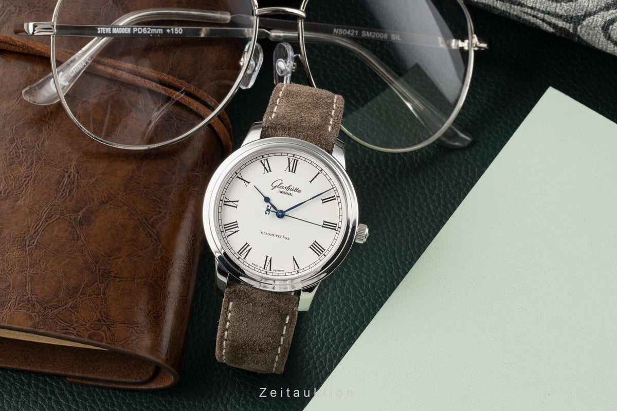 39:59 Glashütte Senator Stahl Automatik Kal. GO 39 Ref. 1-39-59-01-02-04 ...