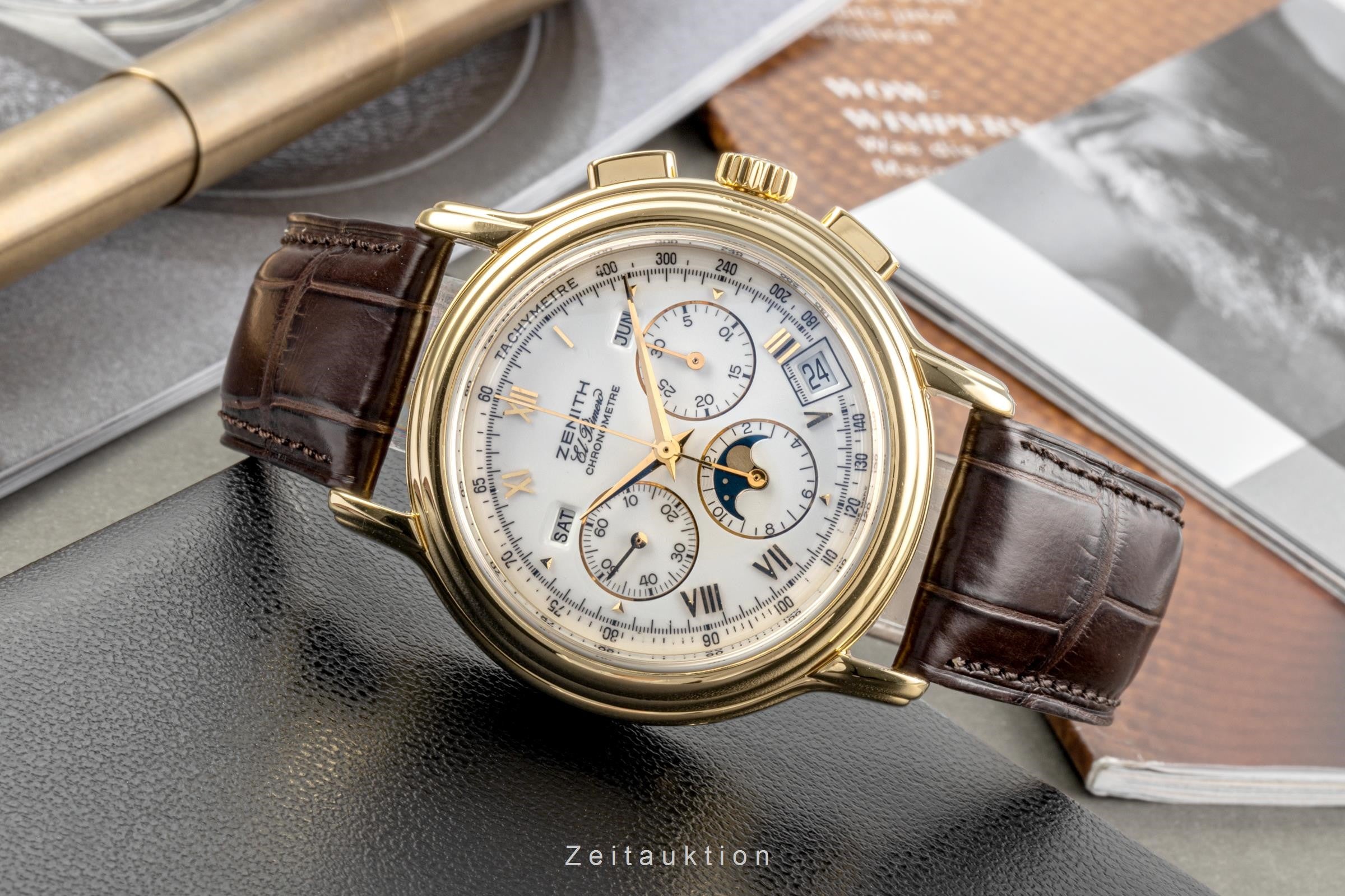 Zenith El Primero Yellow Gold Rolex Daytona Zenith El Primero 18K