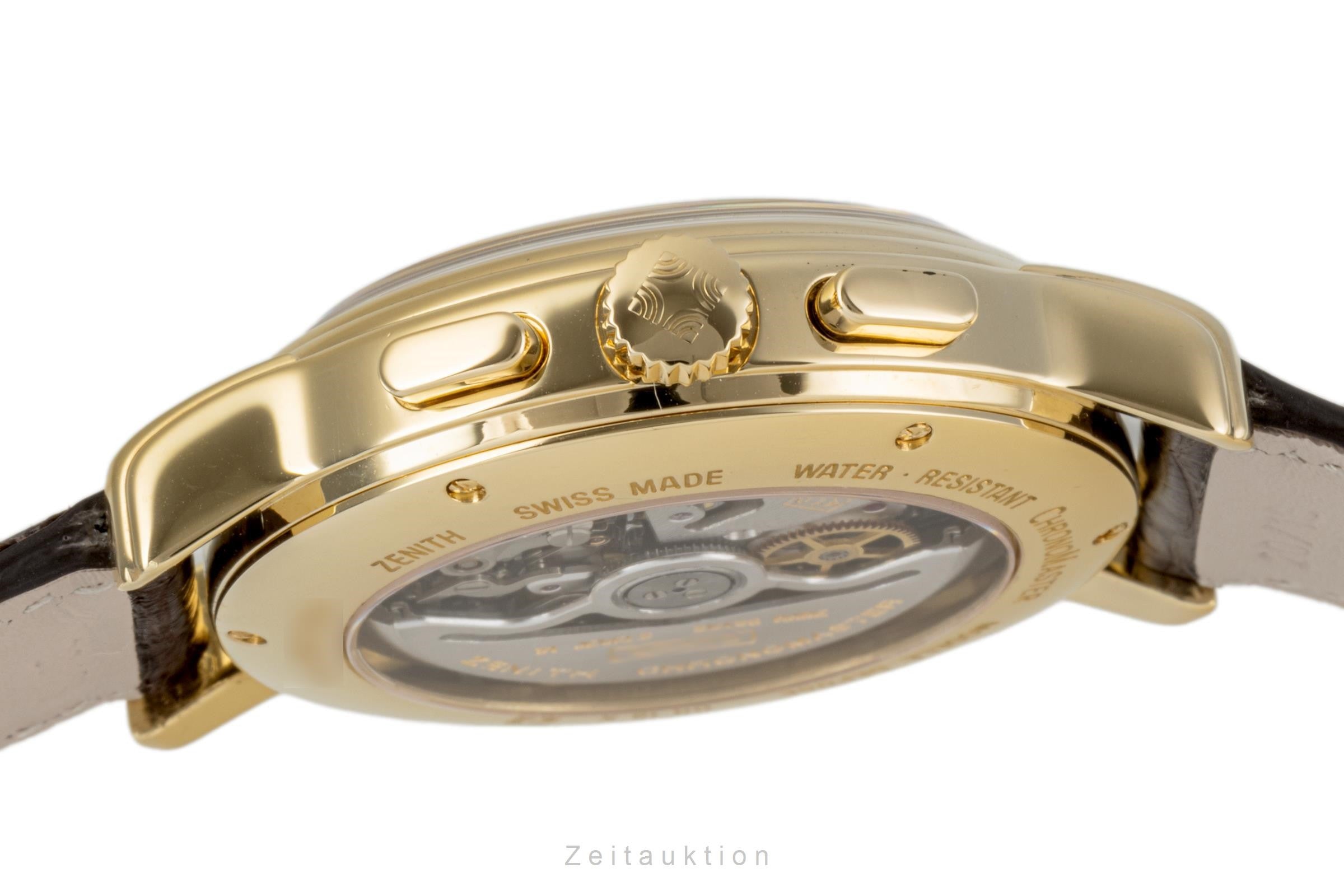 Zenith El Primero cronografo oro 18 ct automatismo orologio da uomo 30.0243.410  [2301680]