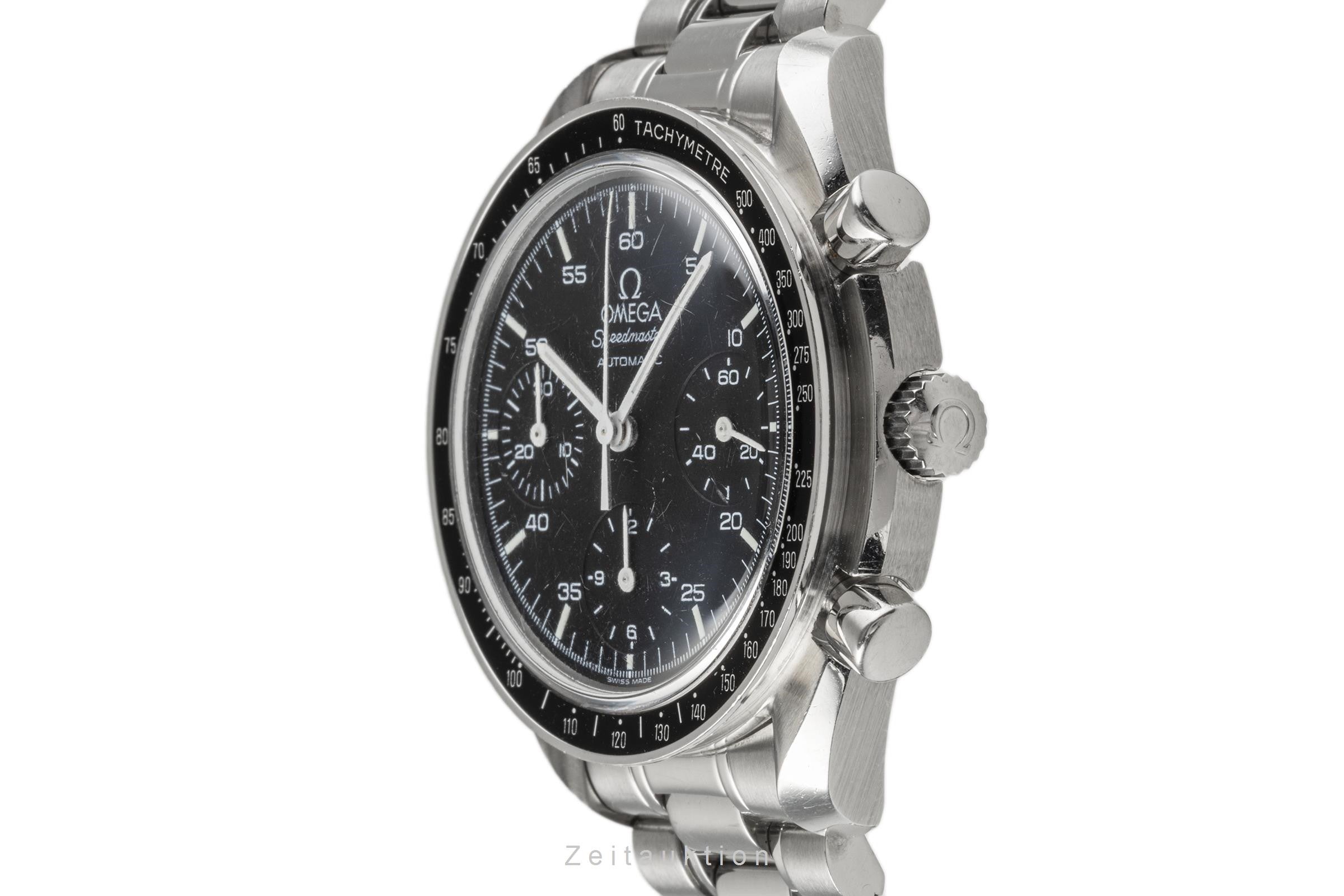 Omega Speedmaster chronograph steel automatic Kal. 1143 Ref