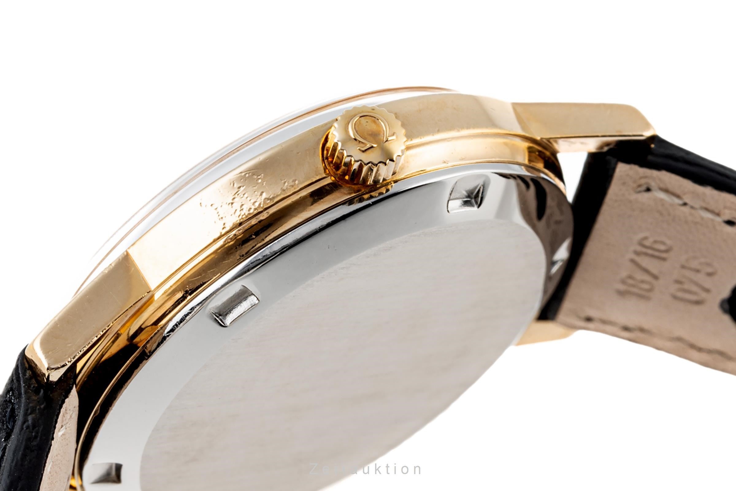 Omega Geneve gilt-brass automatic men's watch 166.0163  [2301773]