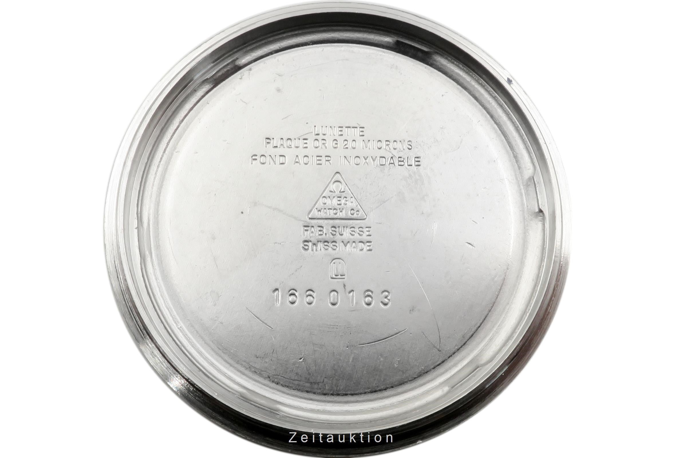 Omega Geneve gilt-brass automatic men's watch 166.0163  [2301773]