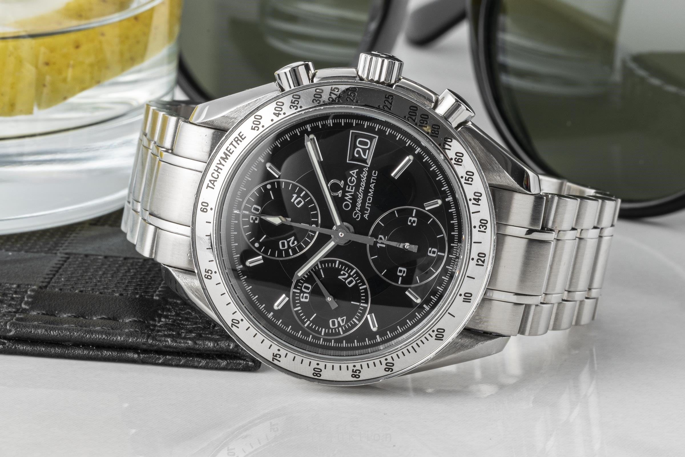 Omega Speedmaster chronograph steel automatic Kal. 1152 Ref