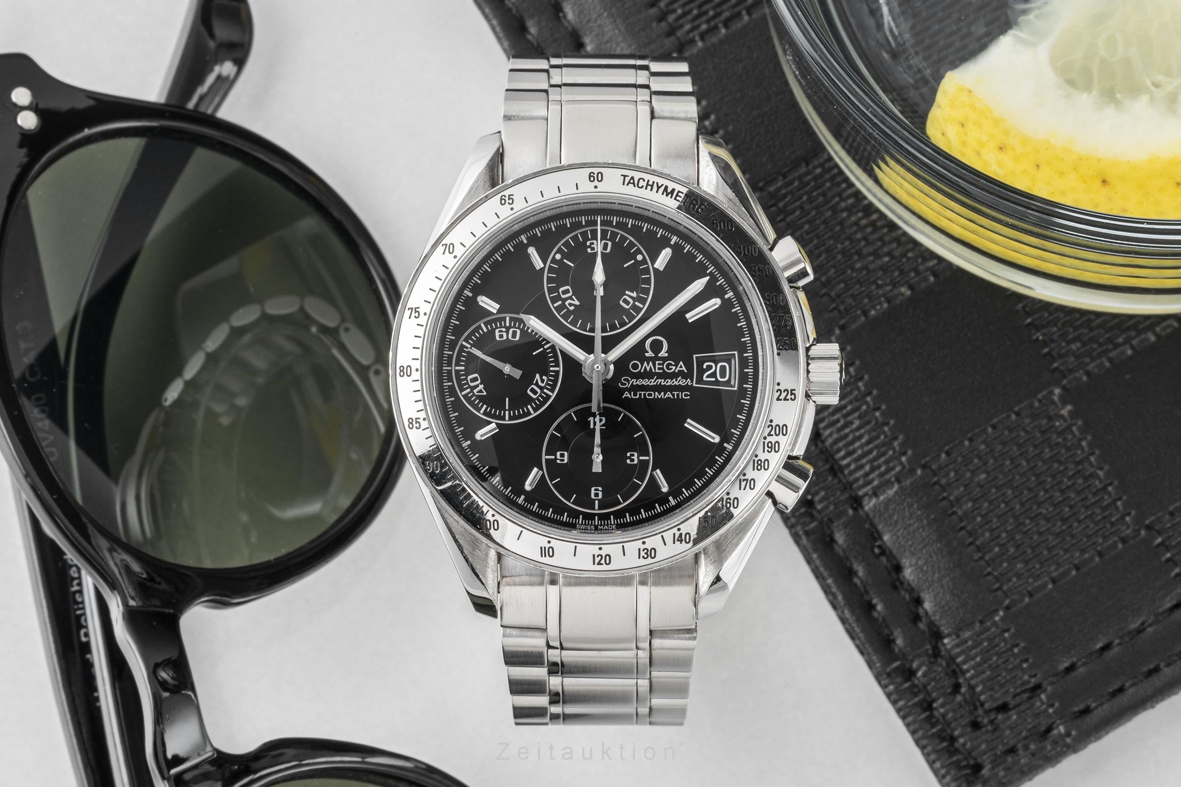 Omega Speedmaster chronograph steel automatic Kal. 1152 Ref