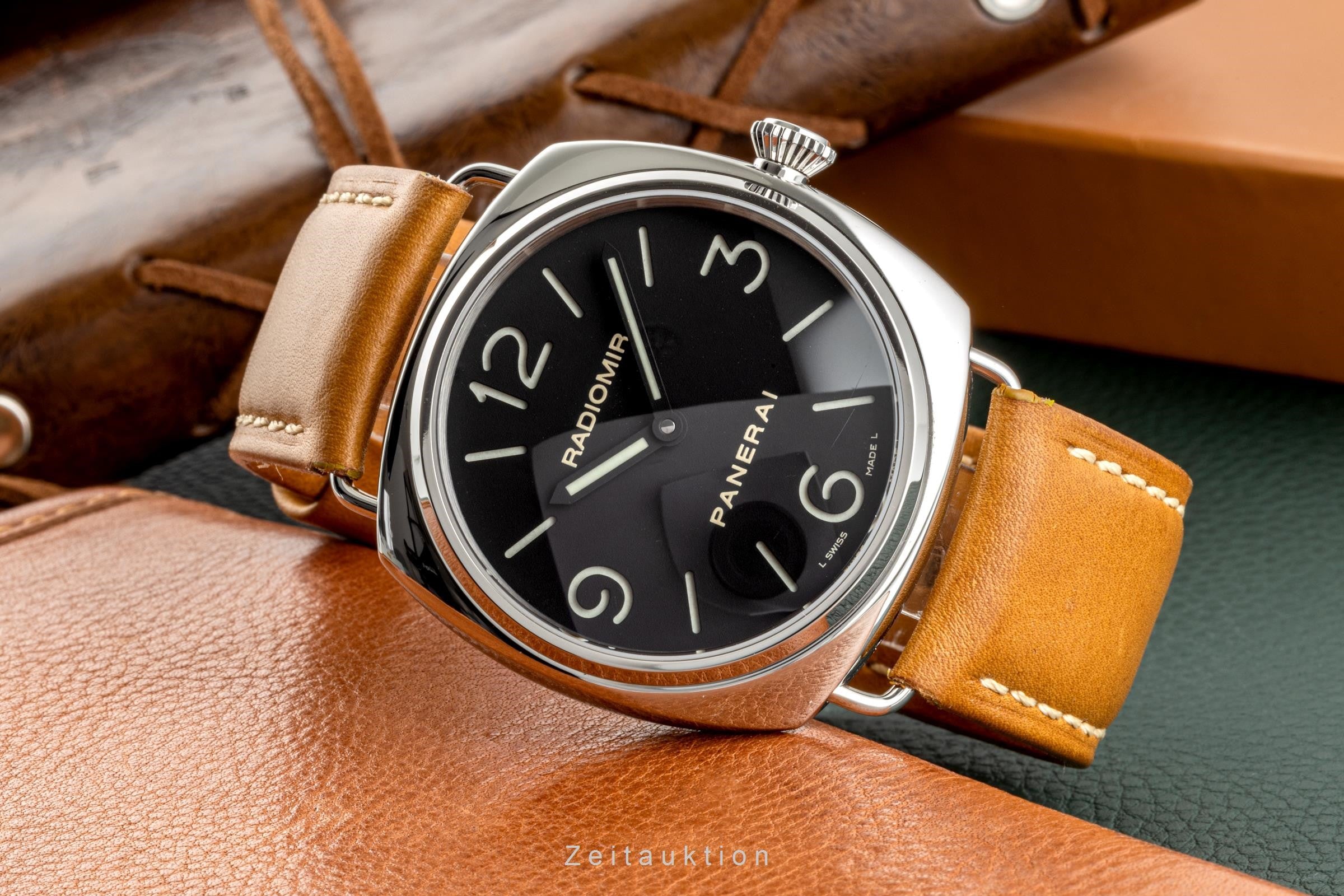 Panerai Radiomir acier à remontage manuel montre pour hommes PAM00210 LP: 0EUR  [2301815]