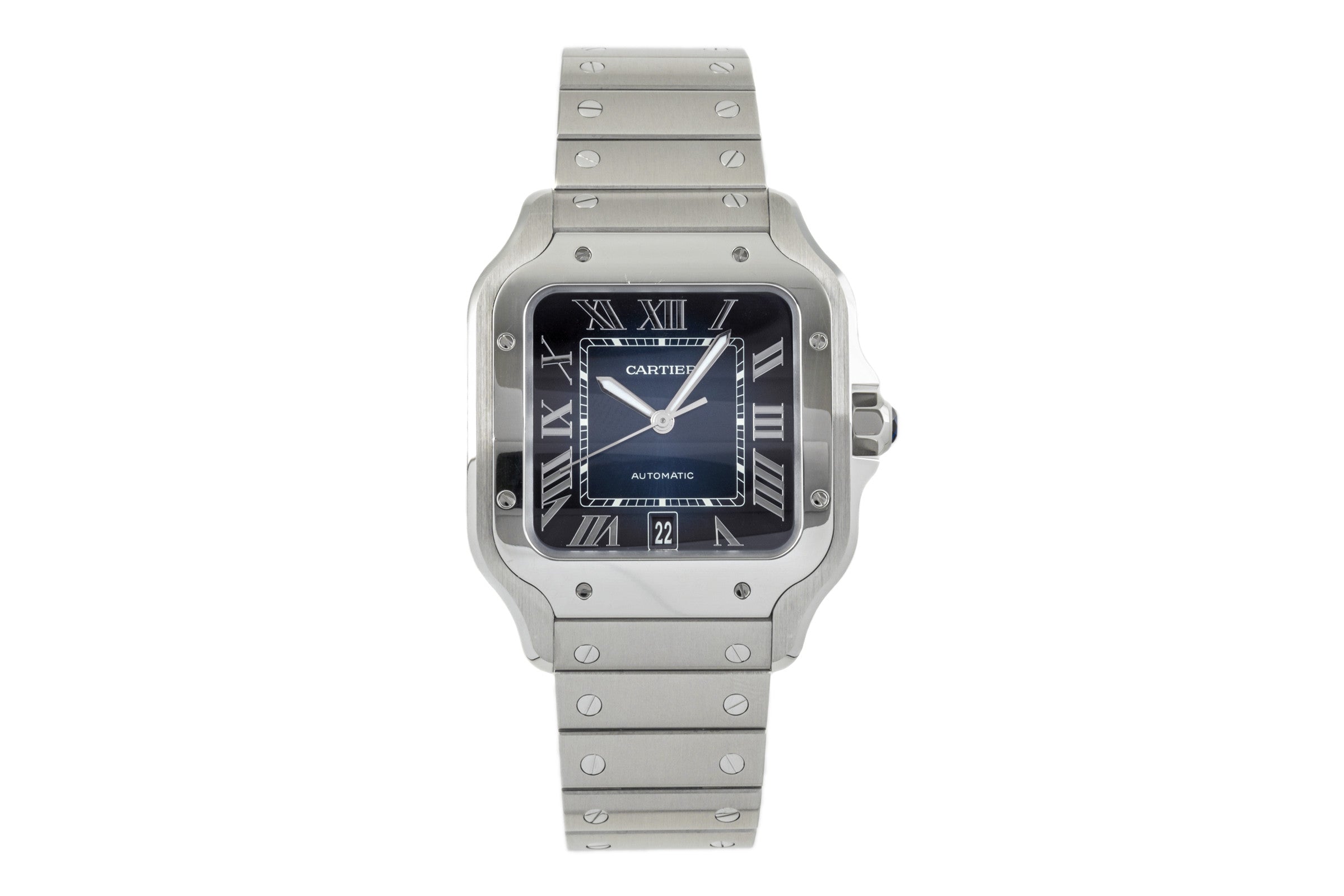 Cartier Santos acier automatique montre pour hommes WSSA0030 LP: 8300EUR  [2301856]