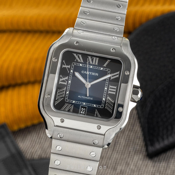 Cartier Santos acier automatique montre pour hommes WSSA0030 LP: 8300EUR  [2301856]