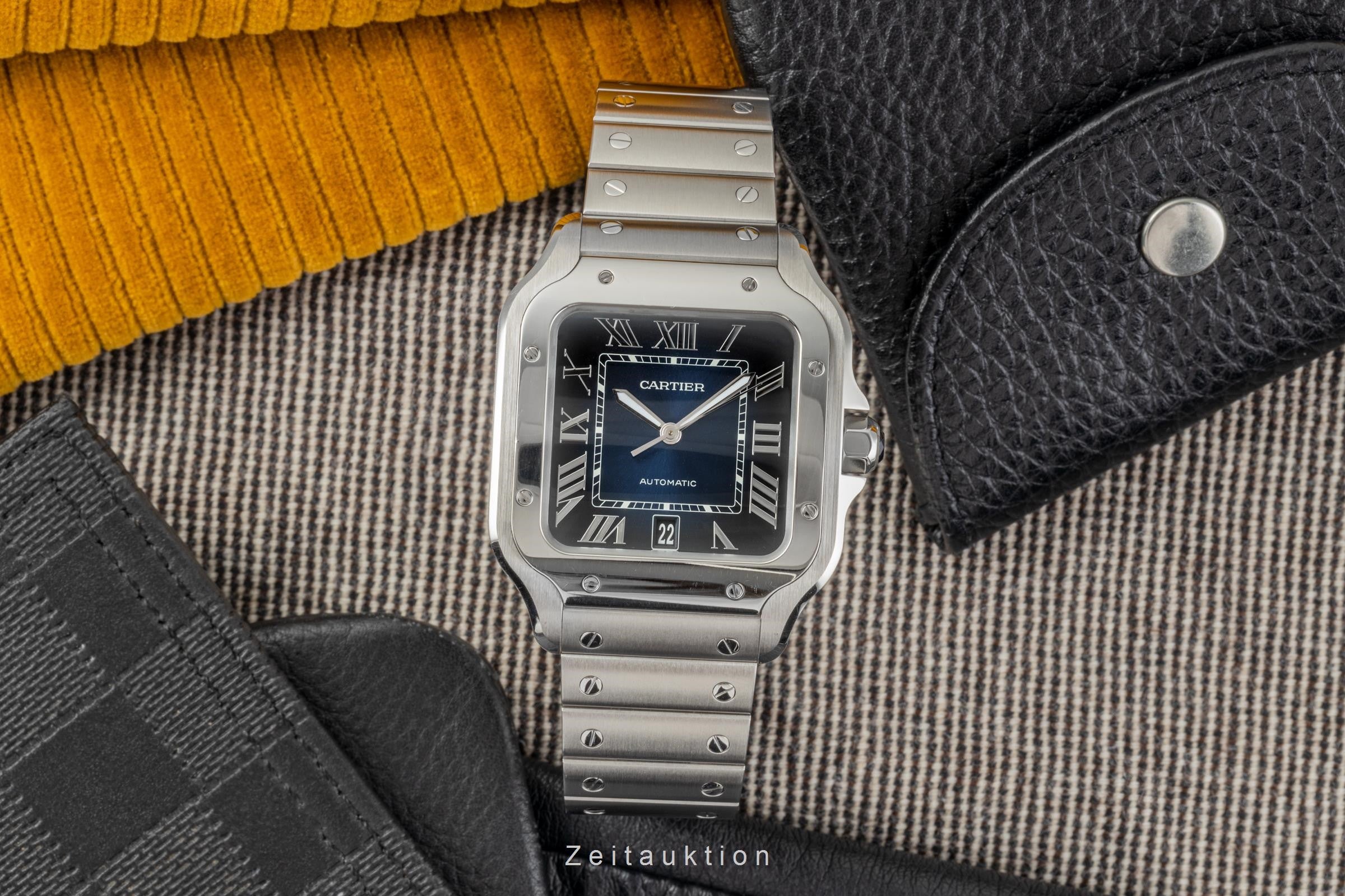 Cartier Santos acier automatique montre pour hommes WSSA0030 LP: 8300EUR  [2301856]