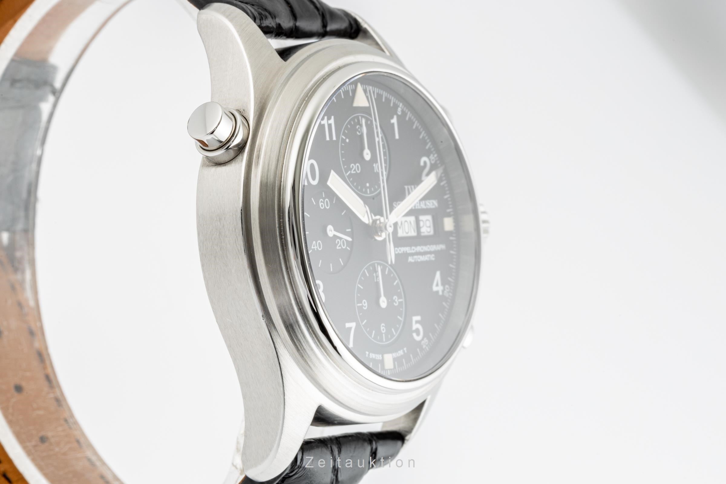 IWC Fliegeruhr Chronograph Stahl Automatik Herrenuhr Ref. 3713 VP: 8300,- € [2301989]