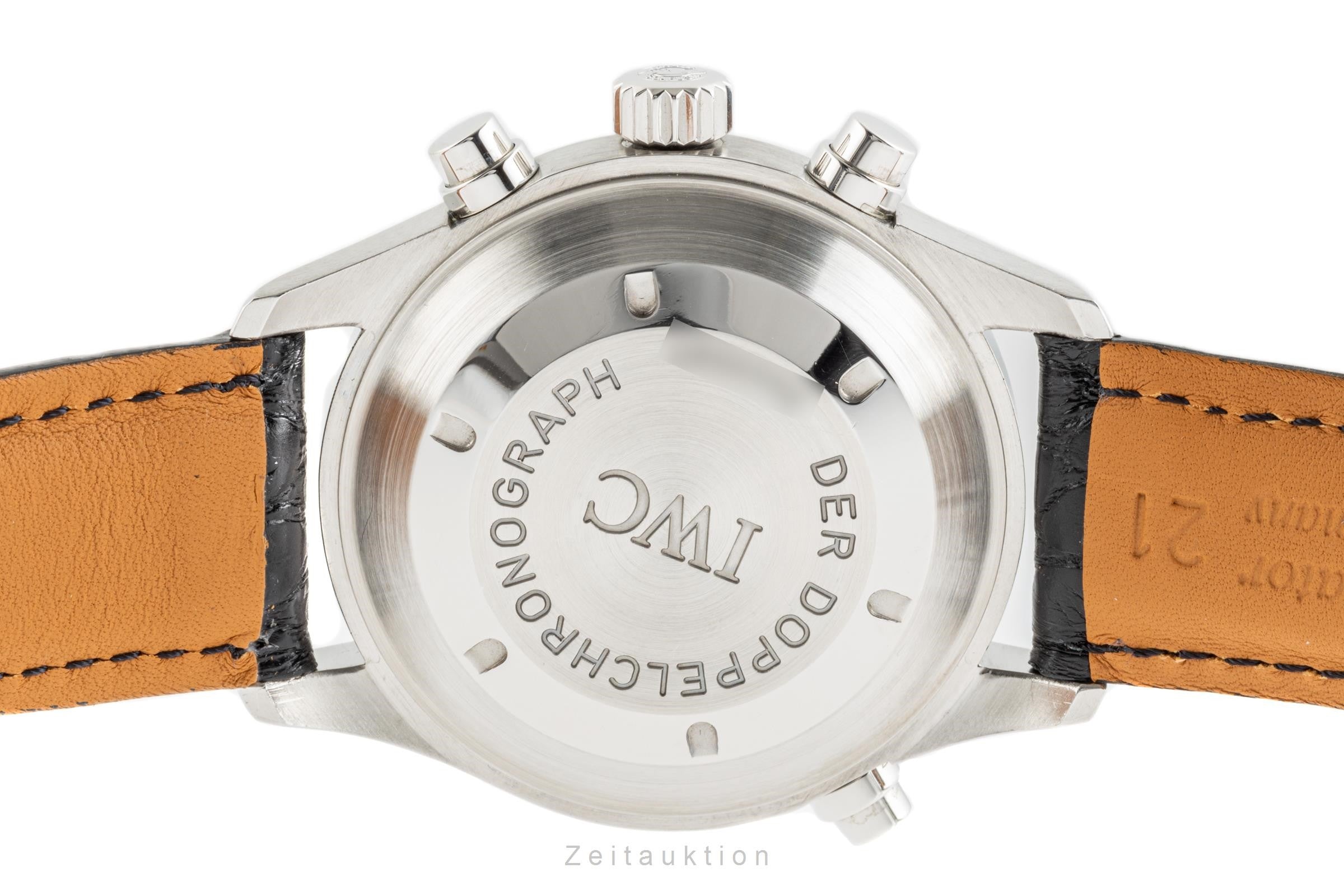 IWC Fliegeruhr Chronograph Stahl Automatik Herrenuhr Ref. 3713 VP: 8300,- € [2301989]