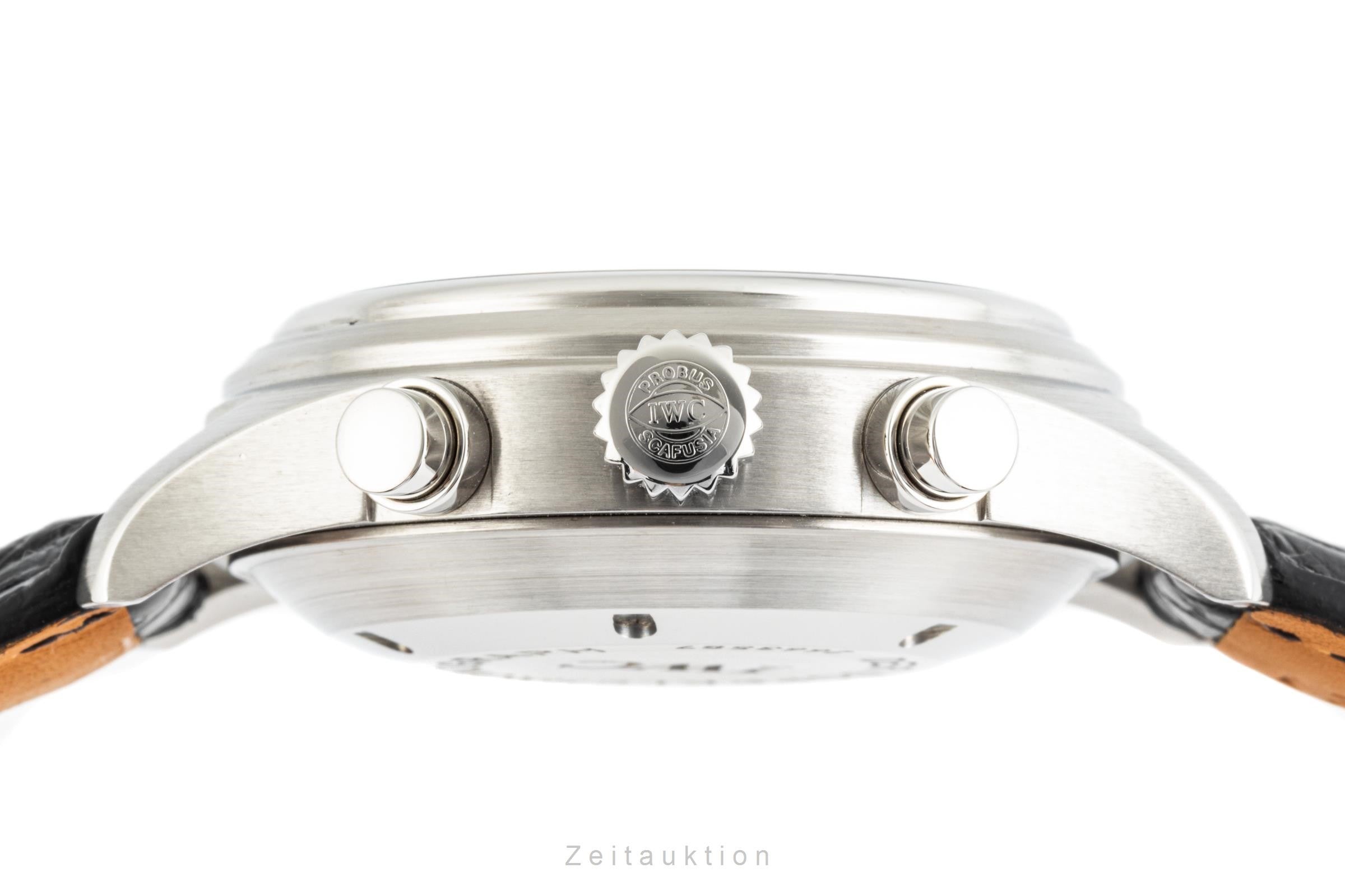 IWC Fliegeruhr Chronograph Stahl Automatik Herrenuhr Ref. 3713 VP: 8300,- € [2301989]