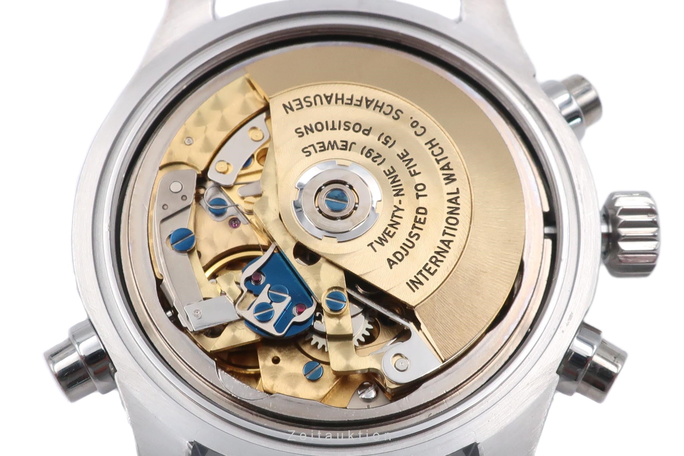 IWC Fliegeruhr Chronograph Stahl Automatik Herrenuhr Ref. 3713 VP: 8300,- € [2301989]