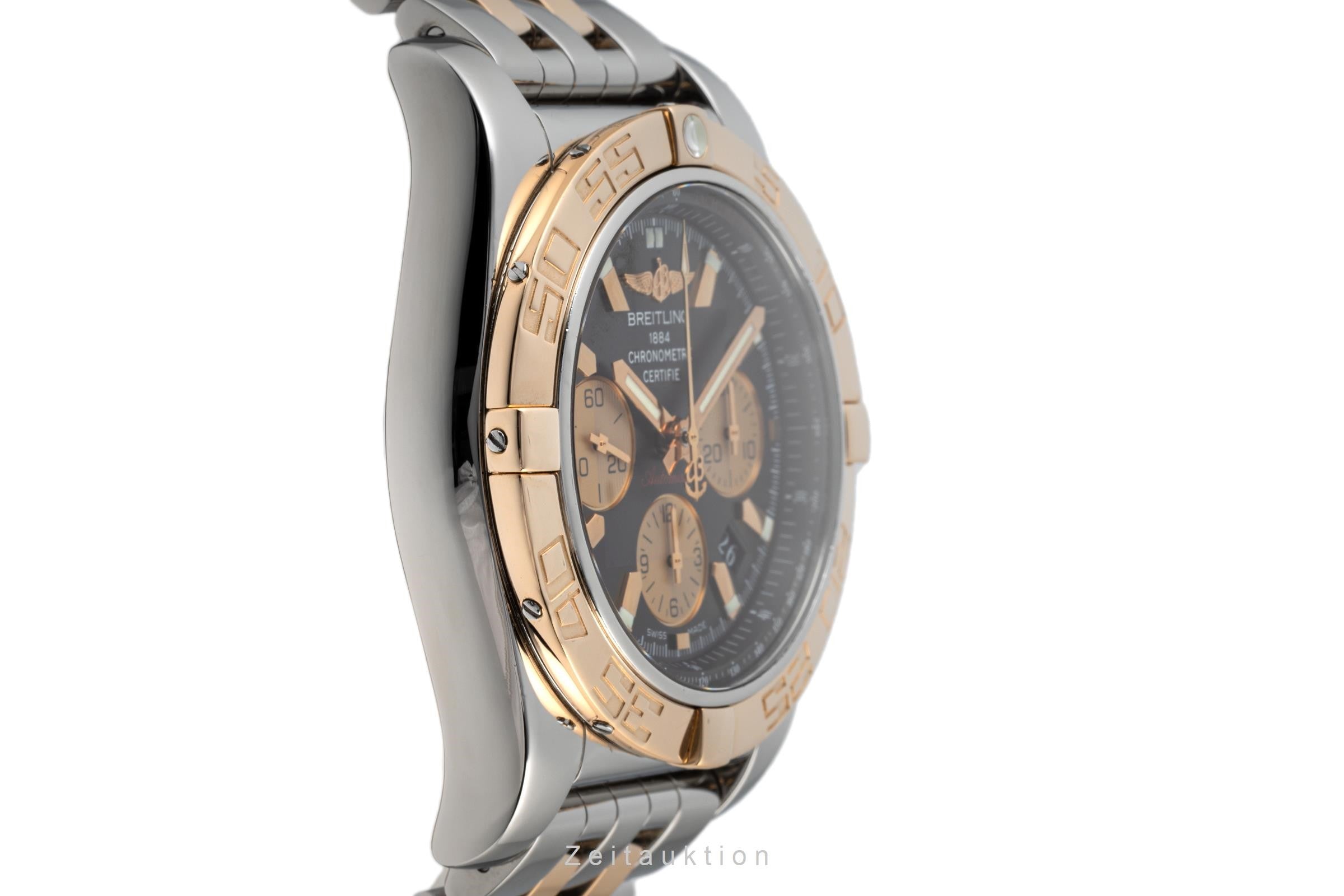 Breitling Chronomat 44 chronograph steel / gold automatic men's watch CB0110 LP: 12950EUR  [2301990]