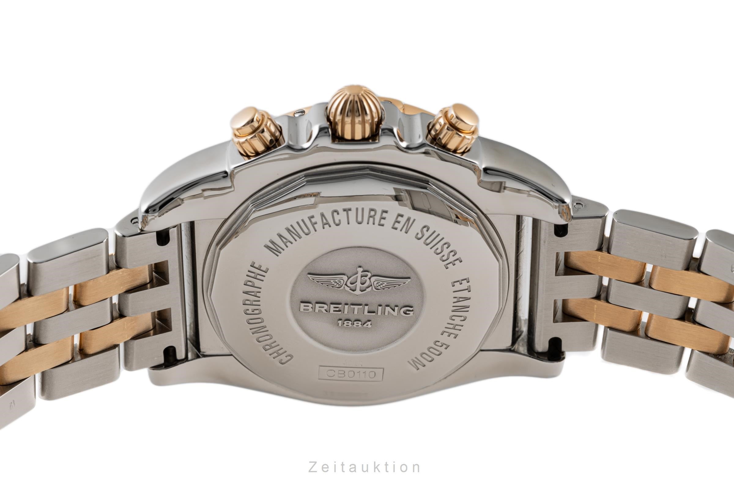 Breitling Chronomat 44 chronograph steel / gold automatic men's watch CB0110 LP: 12950EUR  [2301990]