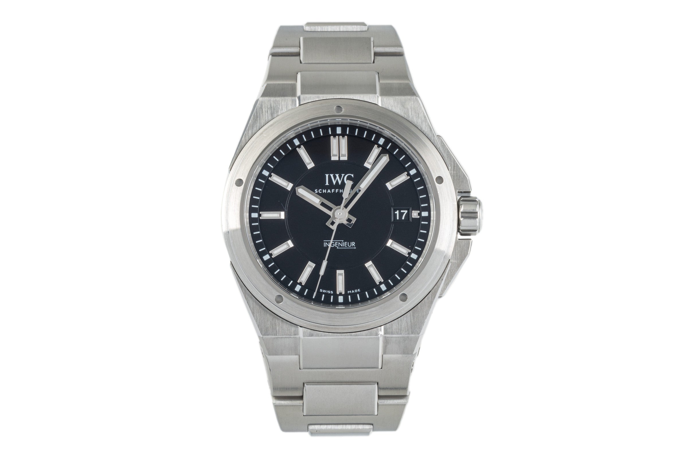 IWC Ingenieur steel automatic men's watch 3239 LP: 12900EUR  [2302020]