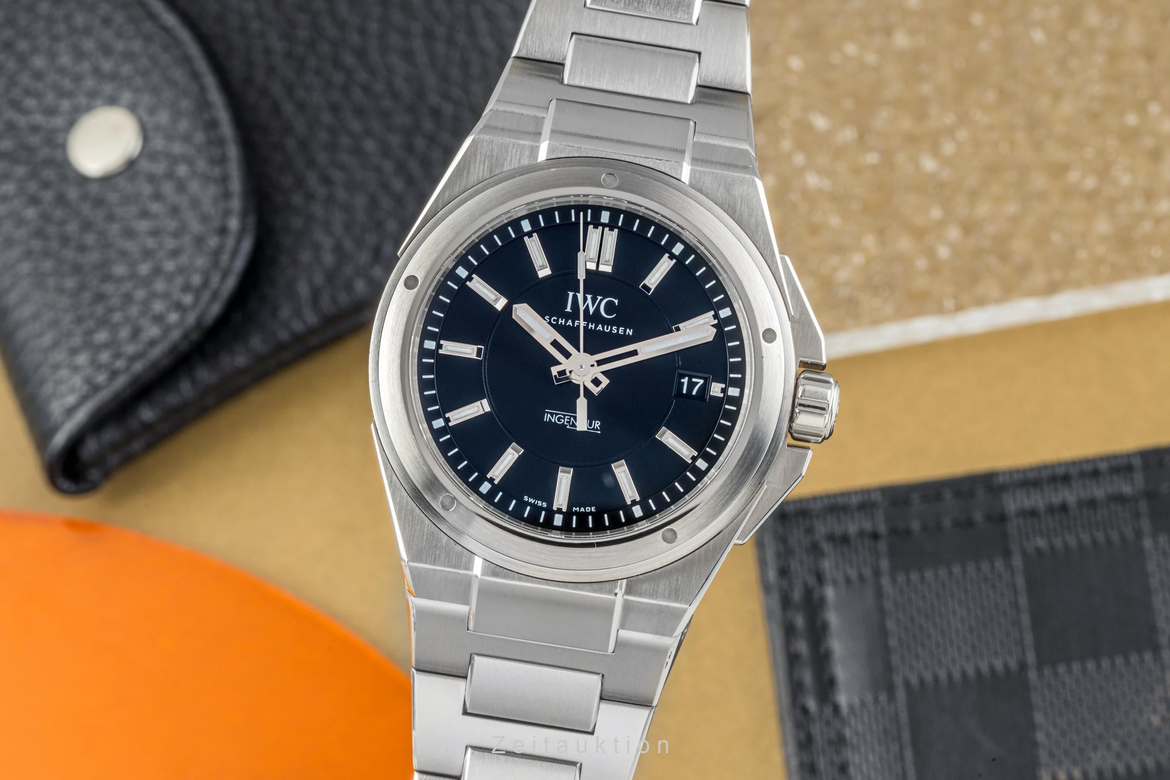 IWC Ingenieur acciaio automatismo orologio da uomo 3239 LP: 12900EUR  [2302020]