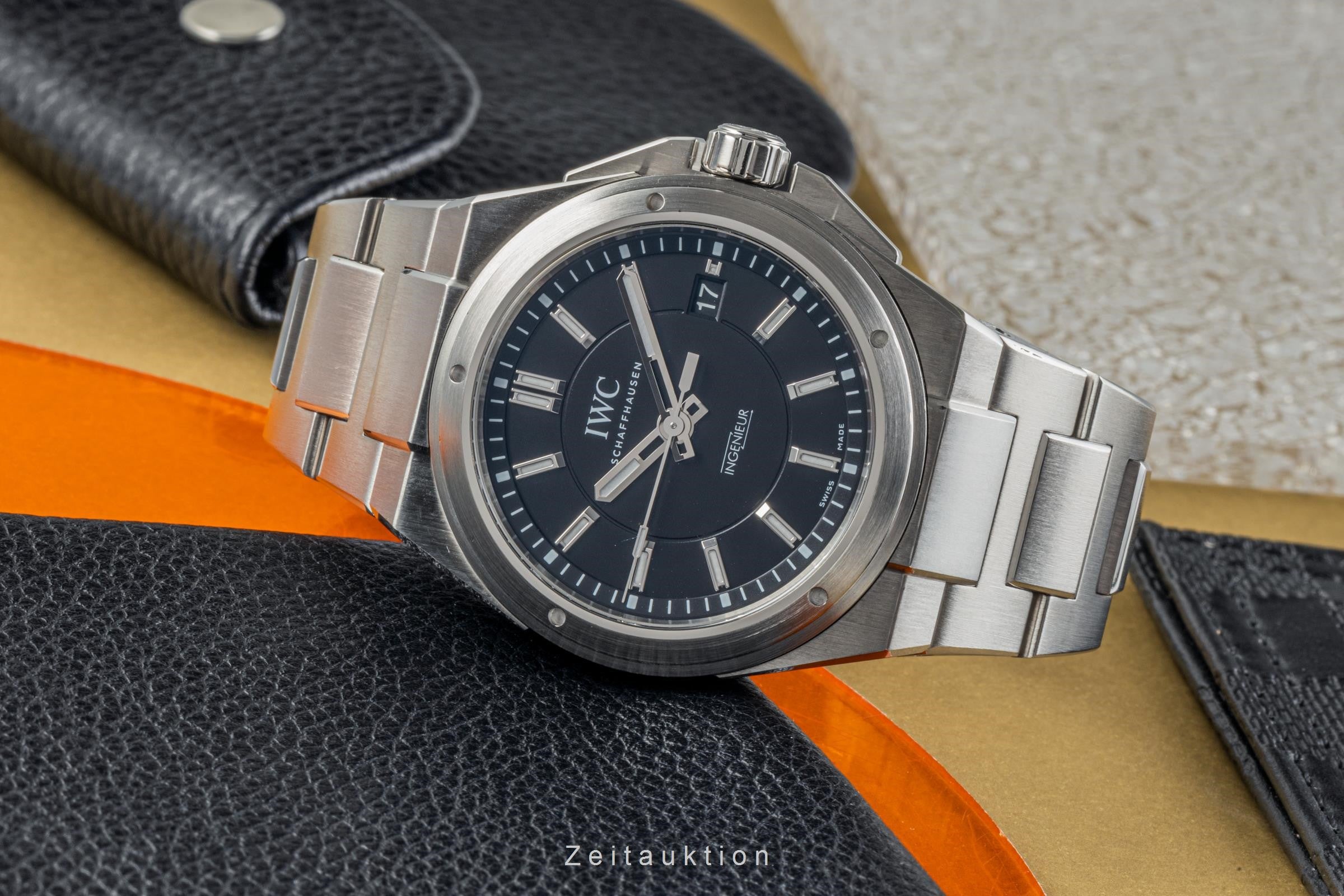 IWC Ingenieur steel automatic men's watch 3239 LP: 12900EUR  [2302020]