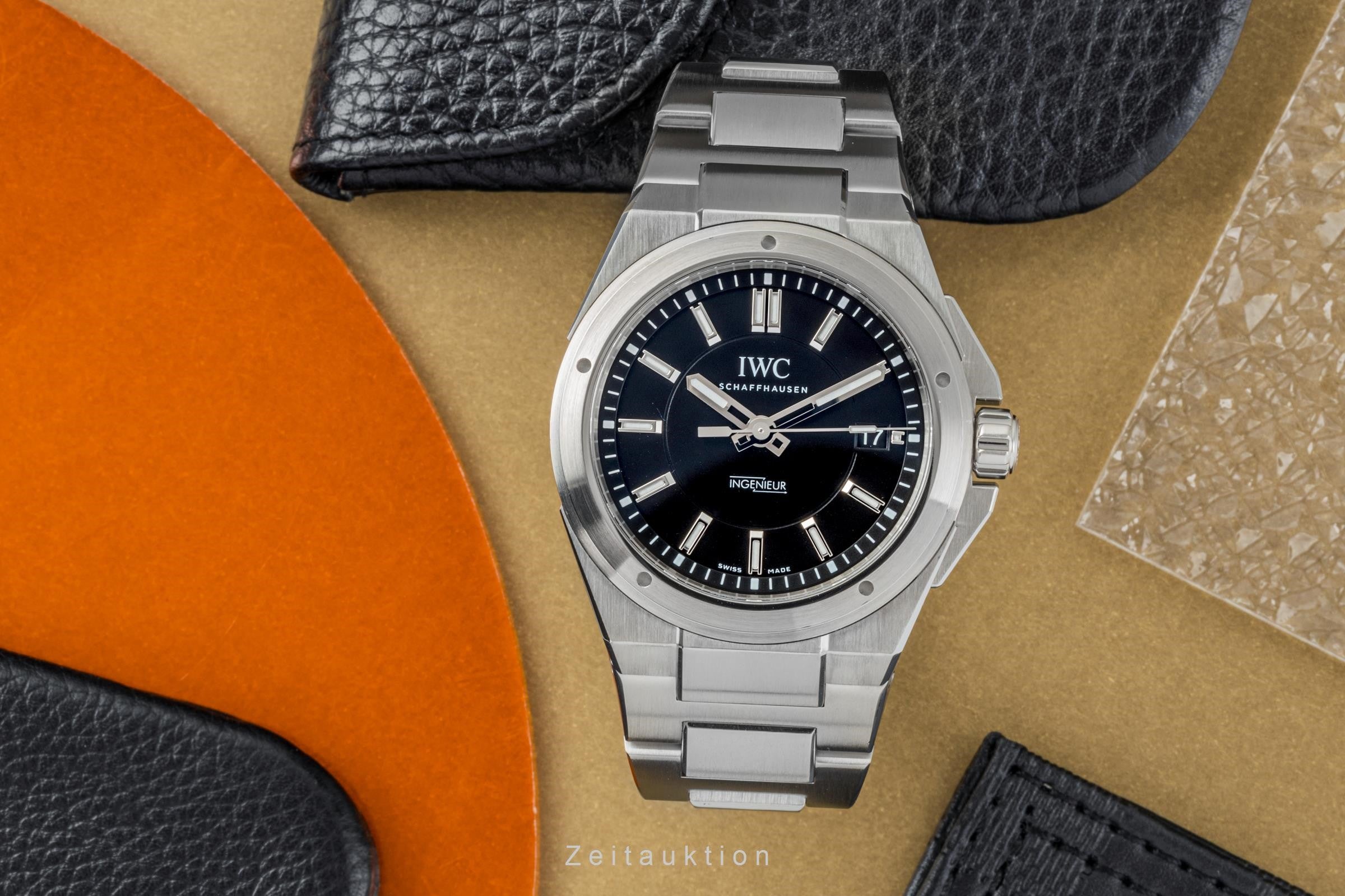 IWC Ingenieur steel automatic men's watch 3239 LP: 12900EUR  [2302020]