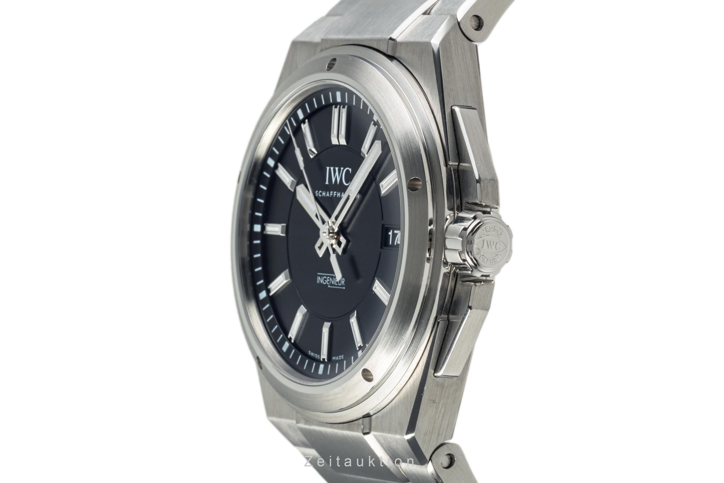 IWC Ingenieur steel automatic men's watch 3239 LP: 12900EUR  [2302020]
