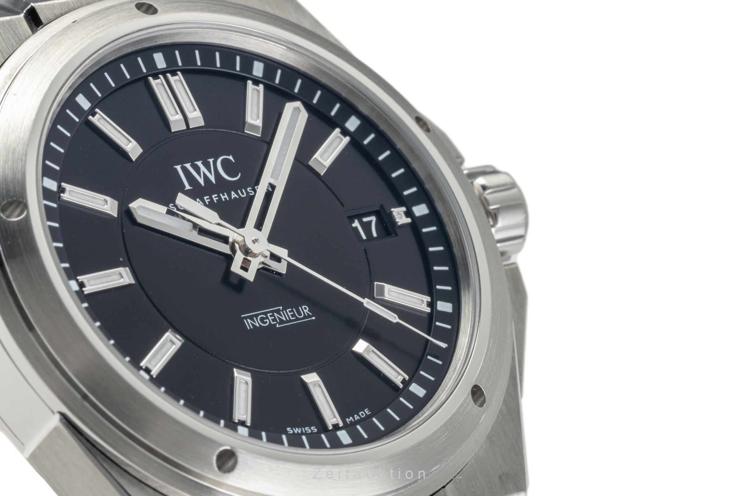 IWC Ingenieur steel automatic men's watch 3239 LP: 12900EUR  [2302020]