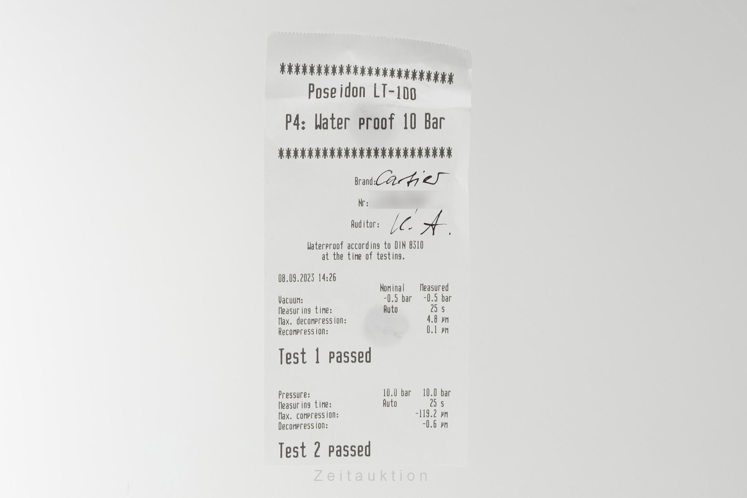 Cartier Pasha acero automático reloj para caballeros 2324 LP: 6800EUR  [2302037]