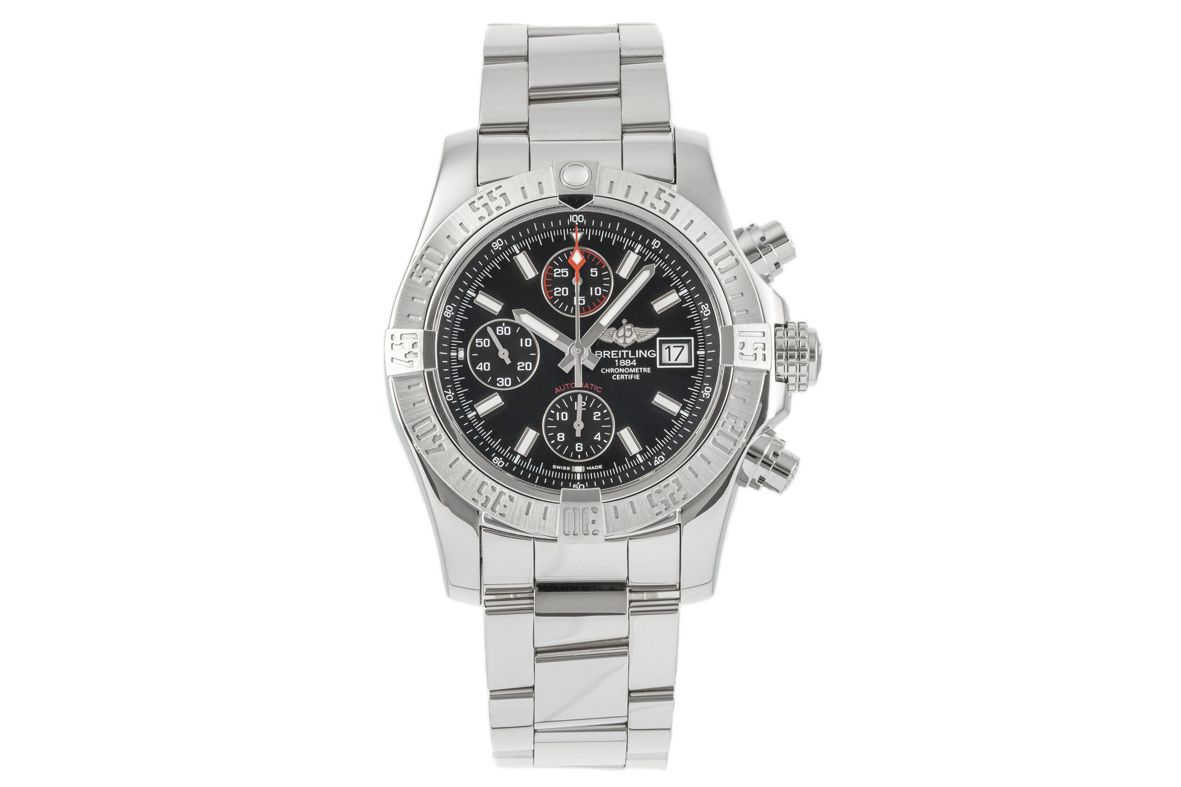 Breitling Avenger II chronograph steel automatic men's watch A13381  [2302070]