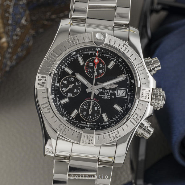 Breitling Avenger II chronograph steel automatic men's watch A13381  [2302070]