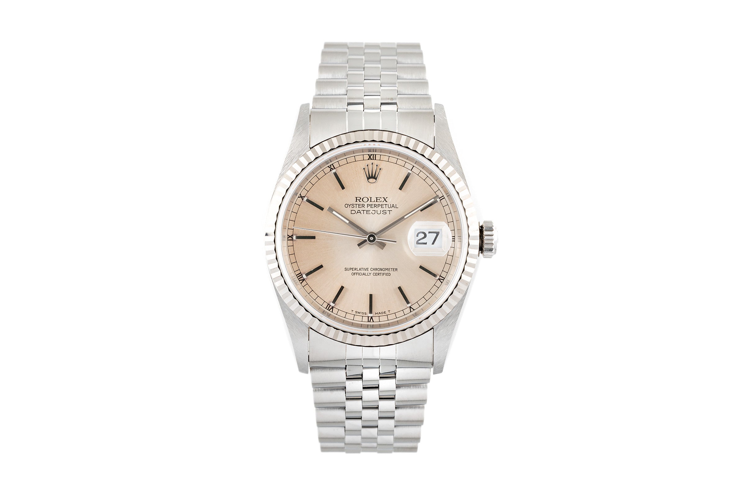 Rolex Datejust 36 Stahl / Weissgold Automatik Herrenuhr Ref. 16234 VP: 8750,- € [2302099]