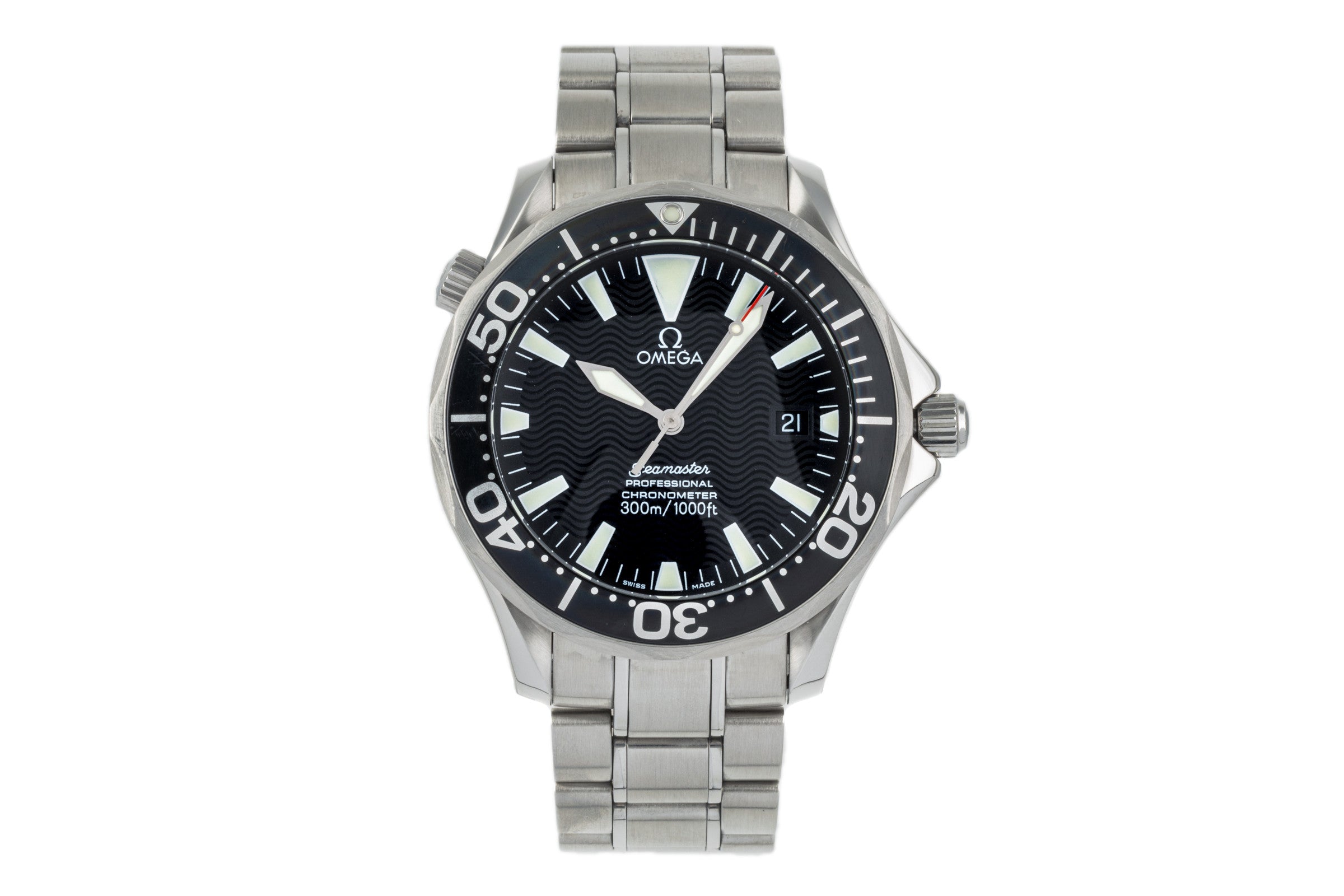 Omega Seamaster acier automatique montre pour hommes 168.1640, 2254.50.00  [2302100]