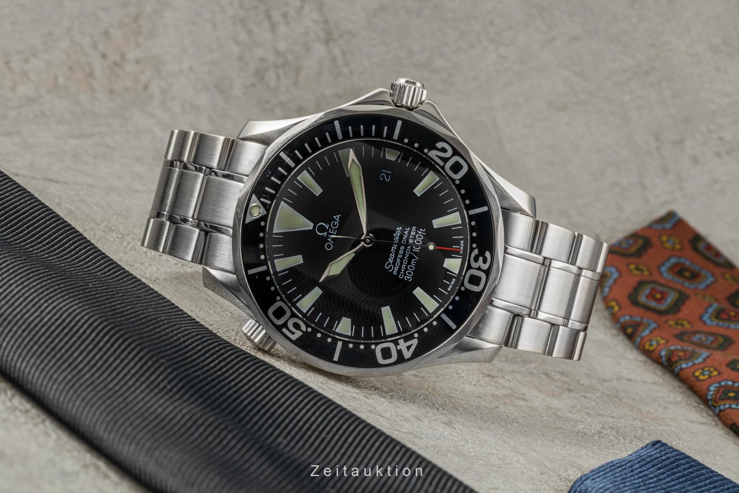 Omega Seamaster acier automatique montre pour hommes 168.1640, 2254.50.00  [2302100]