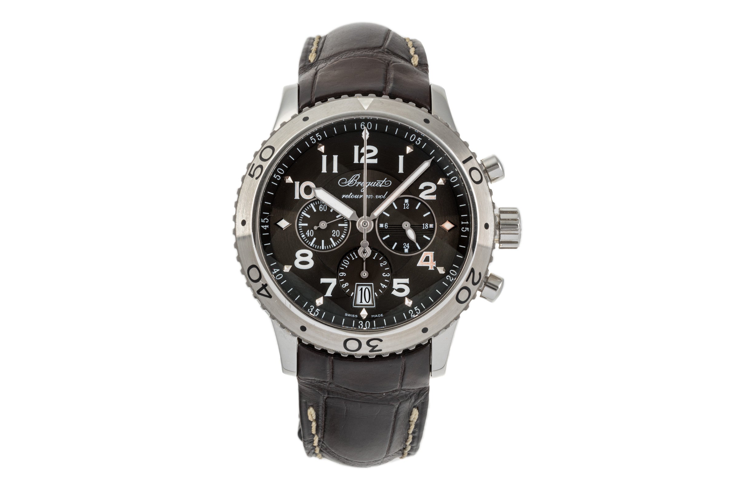 Breguet Type XXI chronograph steel automatic men's watch 3810  [2302128]