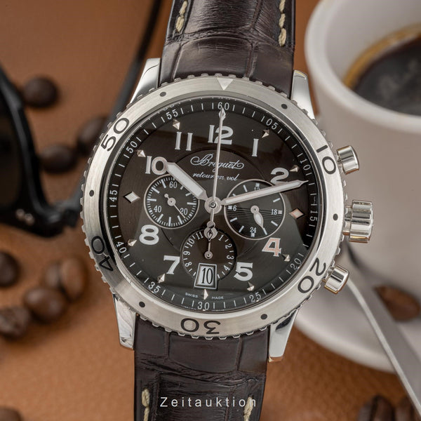 Breguet Type XXI chronograph steel automatic men's watch 3810  [2302128]