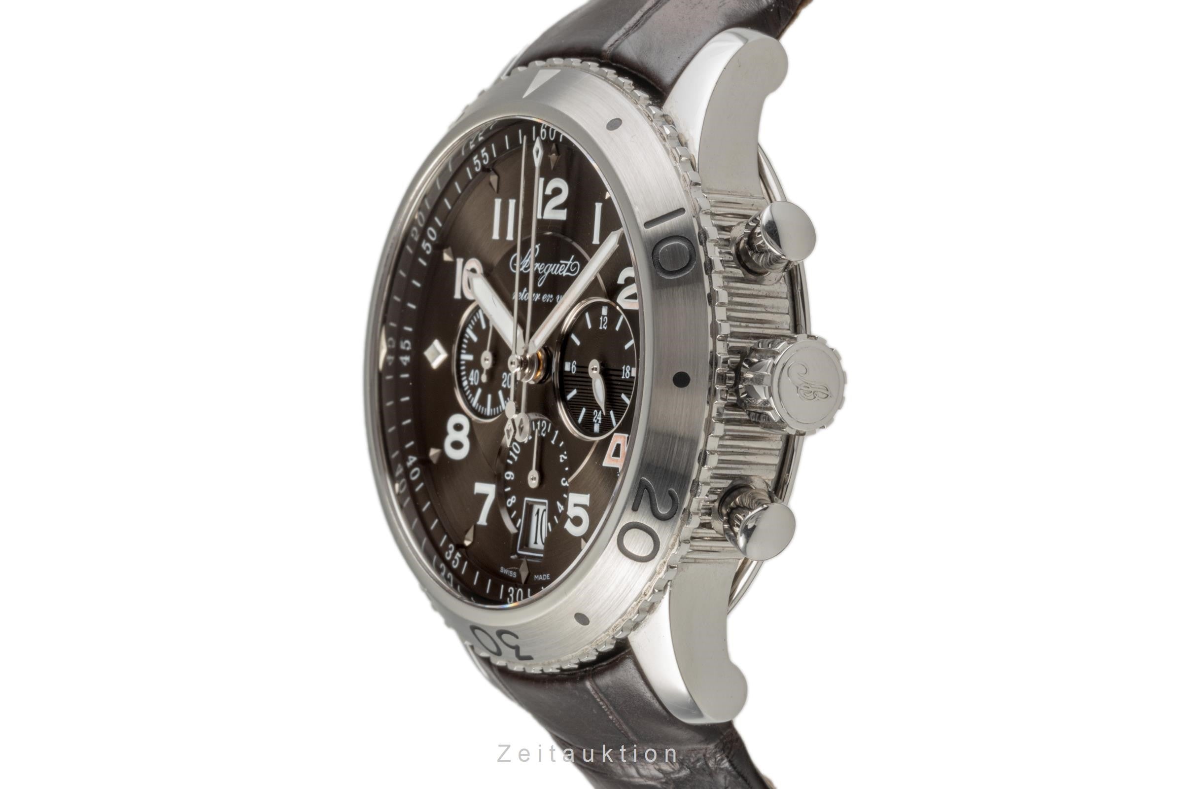 Breguet Type XXI chronograph steel automatic men's watch 3810  [2302128]