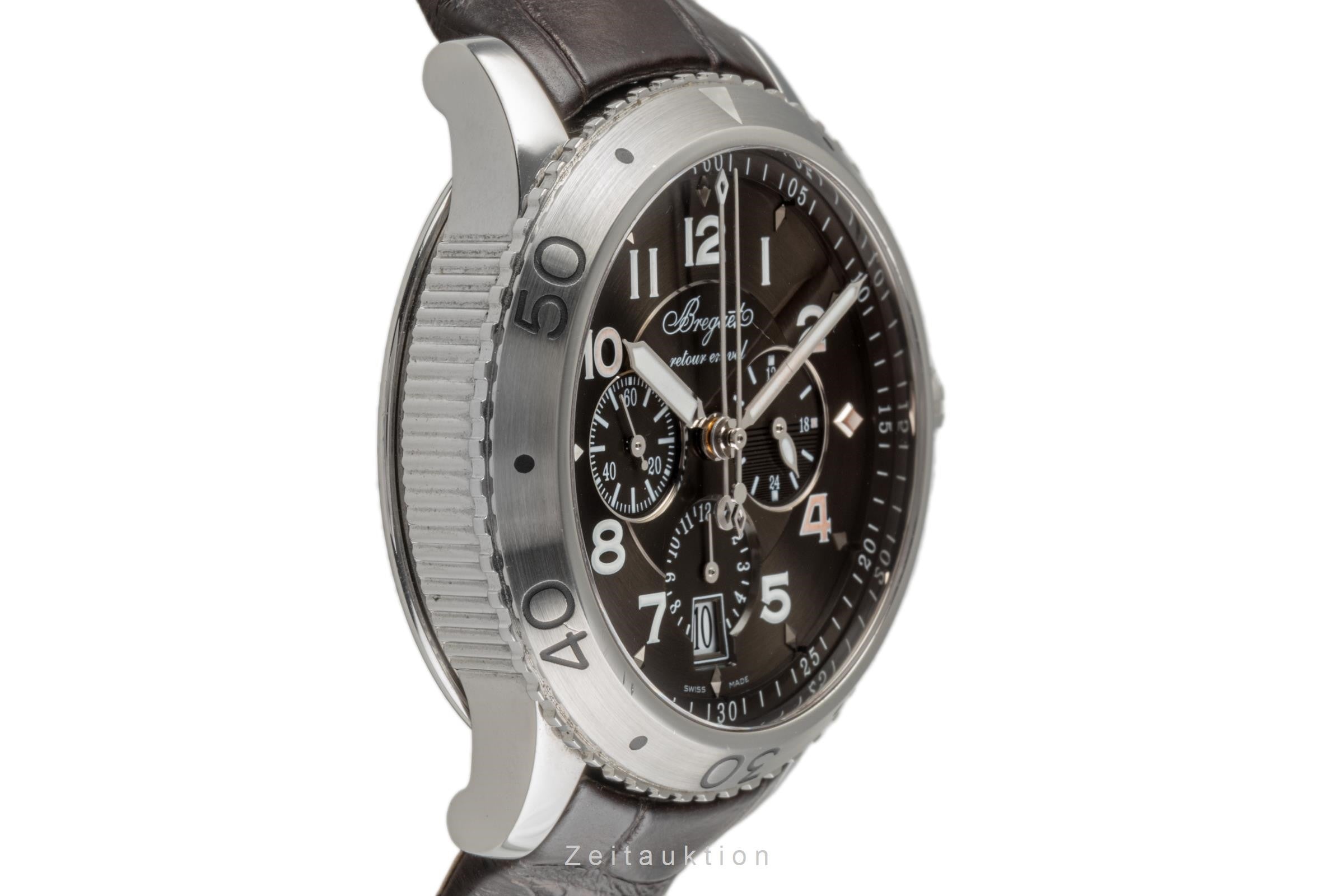 Breguet Type XXI chronograph steel automatic men's watch 3810  [2302128]