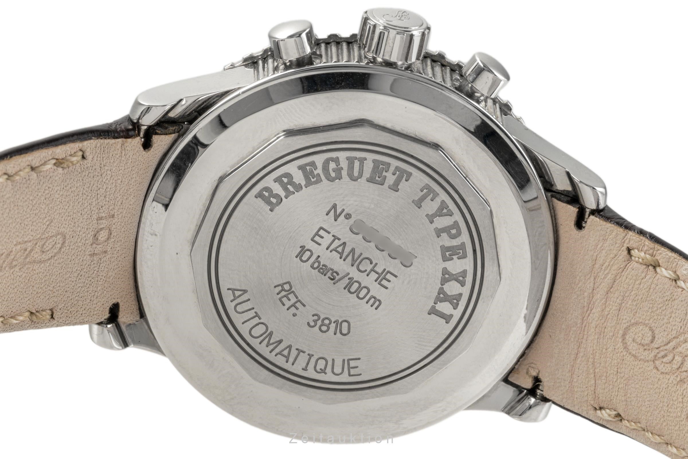 Breguet Type XXI chronograph steel automatic men's watch 3810  [2302128]