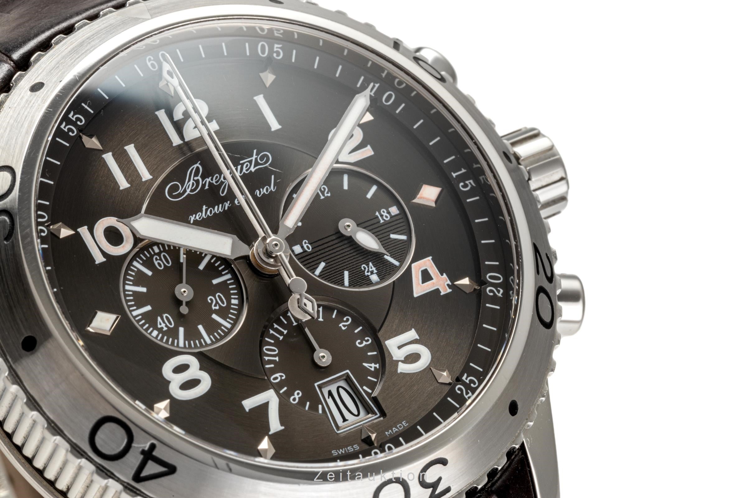 Breguet Type XXI chronograph steel automatic men's watch 3810  [2302128]