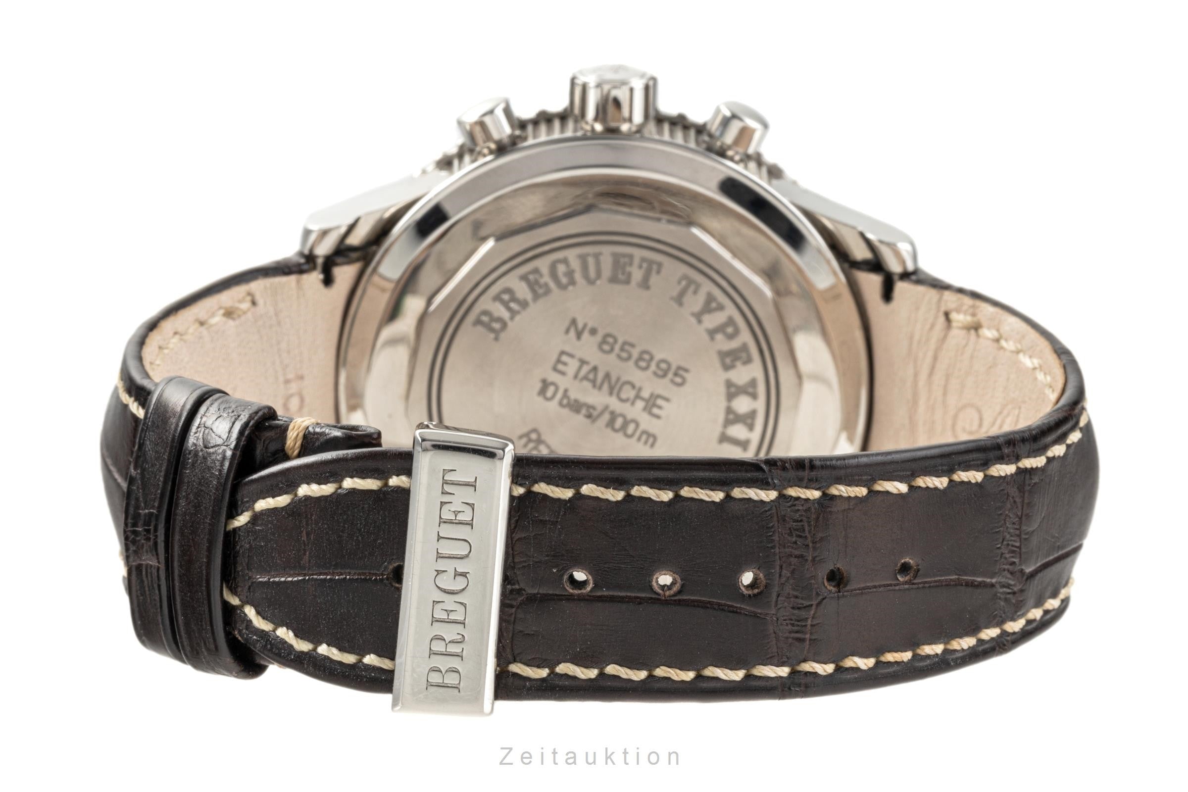 Breguet Type XXI chronograph steel automatic men's watch 3810  [2302128]