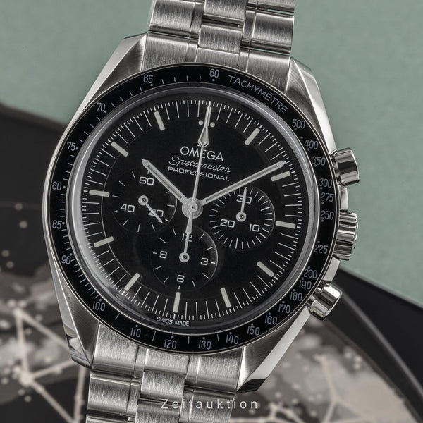 Omega Speedmaster Moonwatch chronograph steel manual winding men's watch 310.30.42.50.01.001 LP: 7400EUR  [2302161]