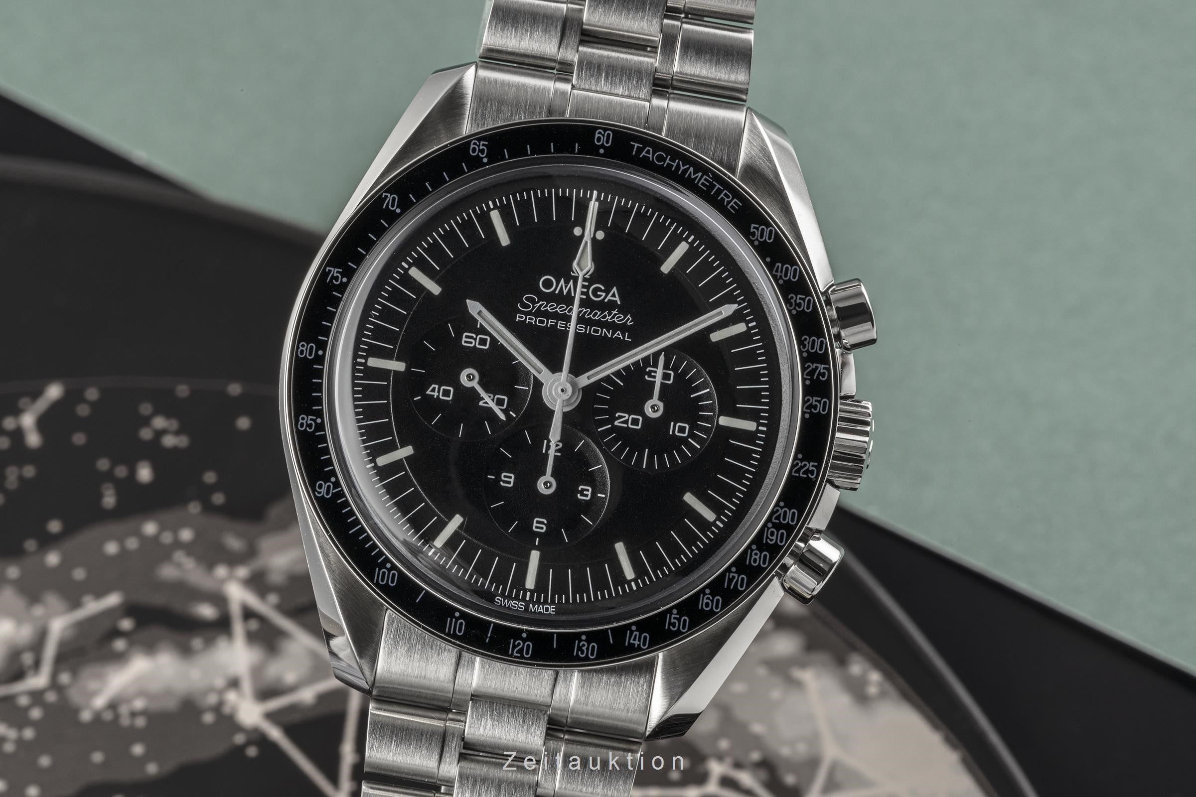 Omega Speedmaster Moonwatch chronograph steel manual winding men's watch 310.30.42.50.01.001 LP: 7400EUR  [2302161]