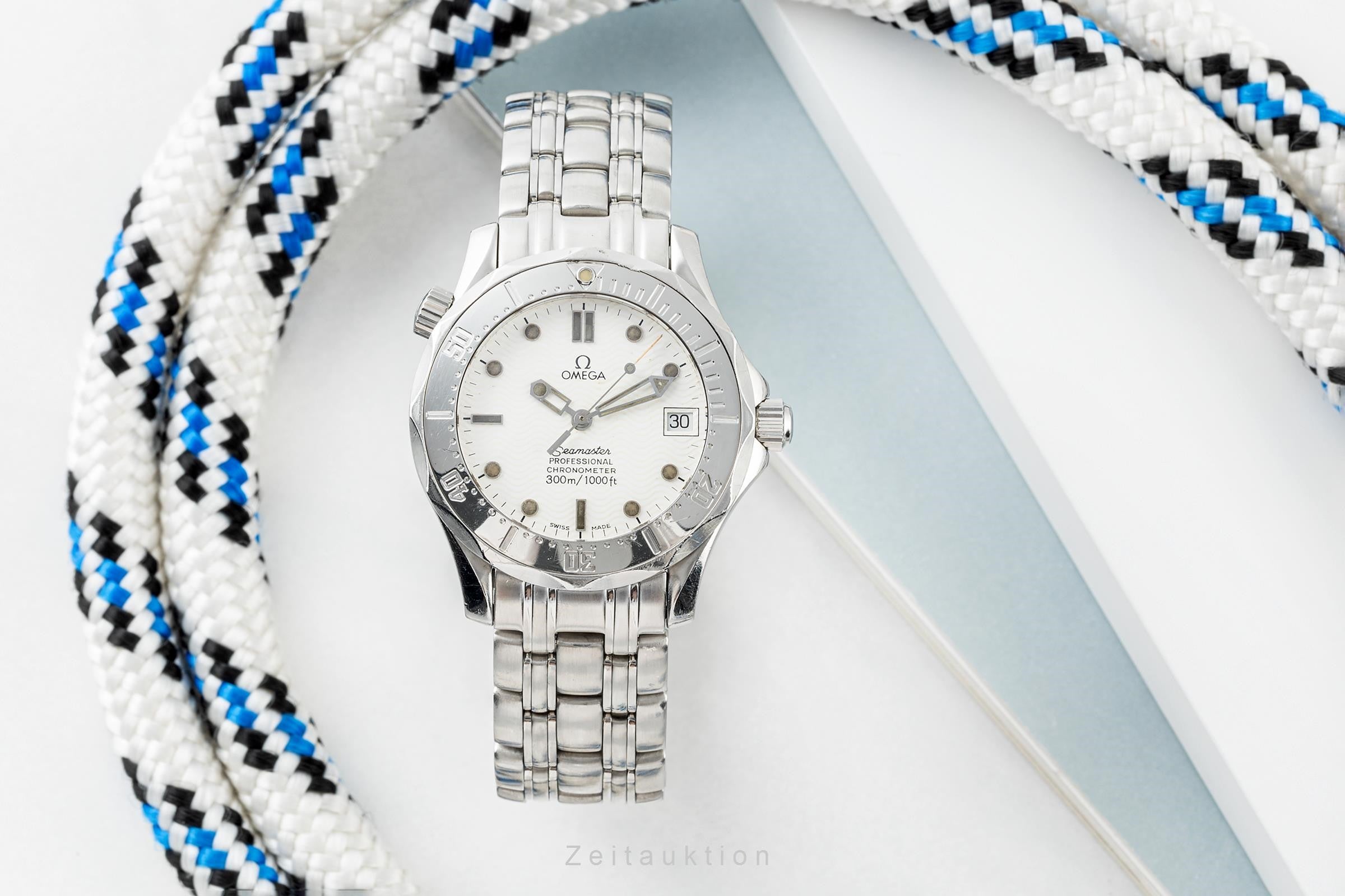 Omega Seamaster acciaio automatismo orologio da uomo 2552.20.00 LP: 6500EUR  [2302212]