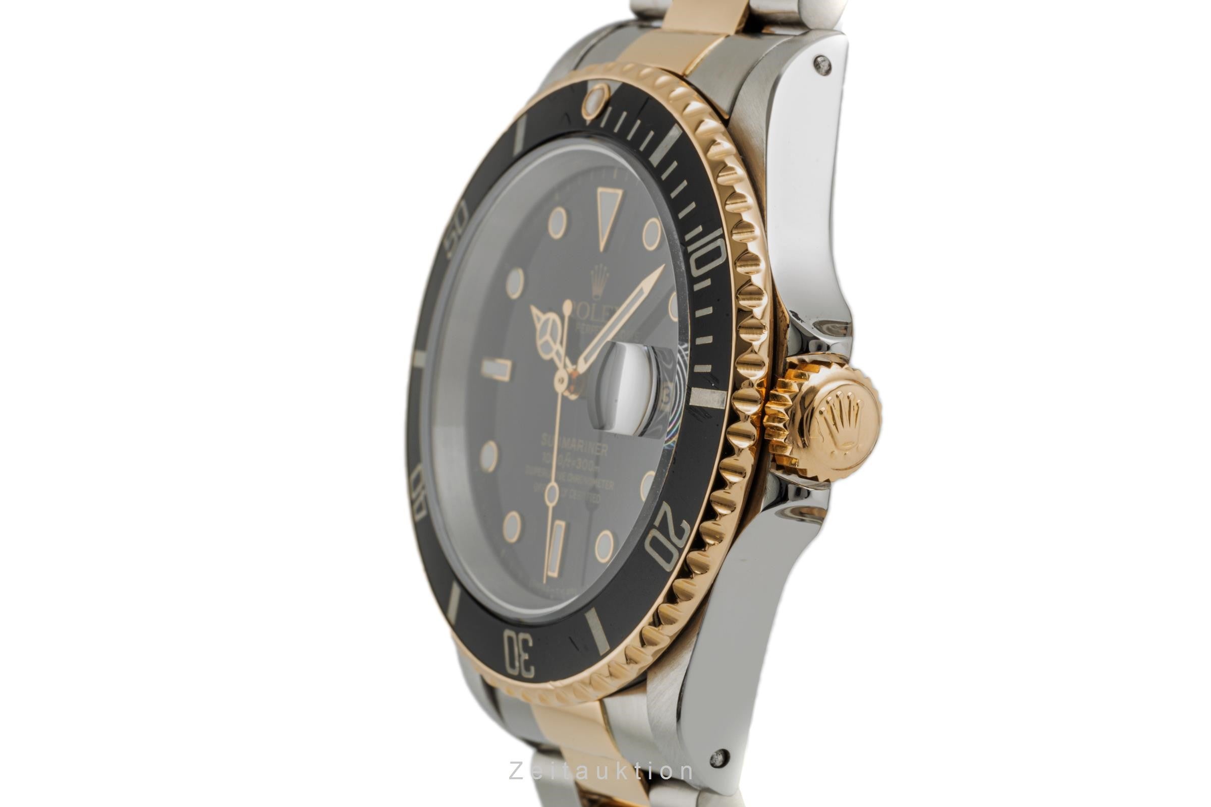 Rolex Submariner steel / gold automatic men's watch 16613 LP: 15350EUR  [2302220]