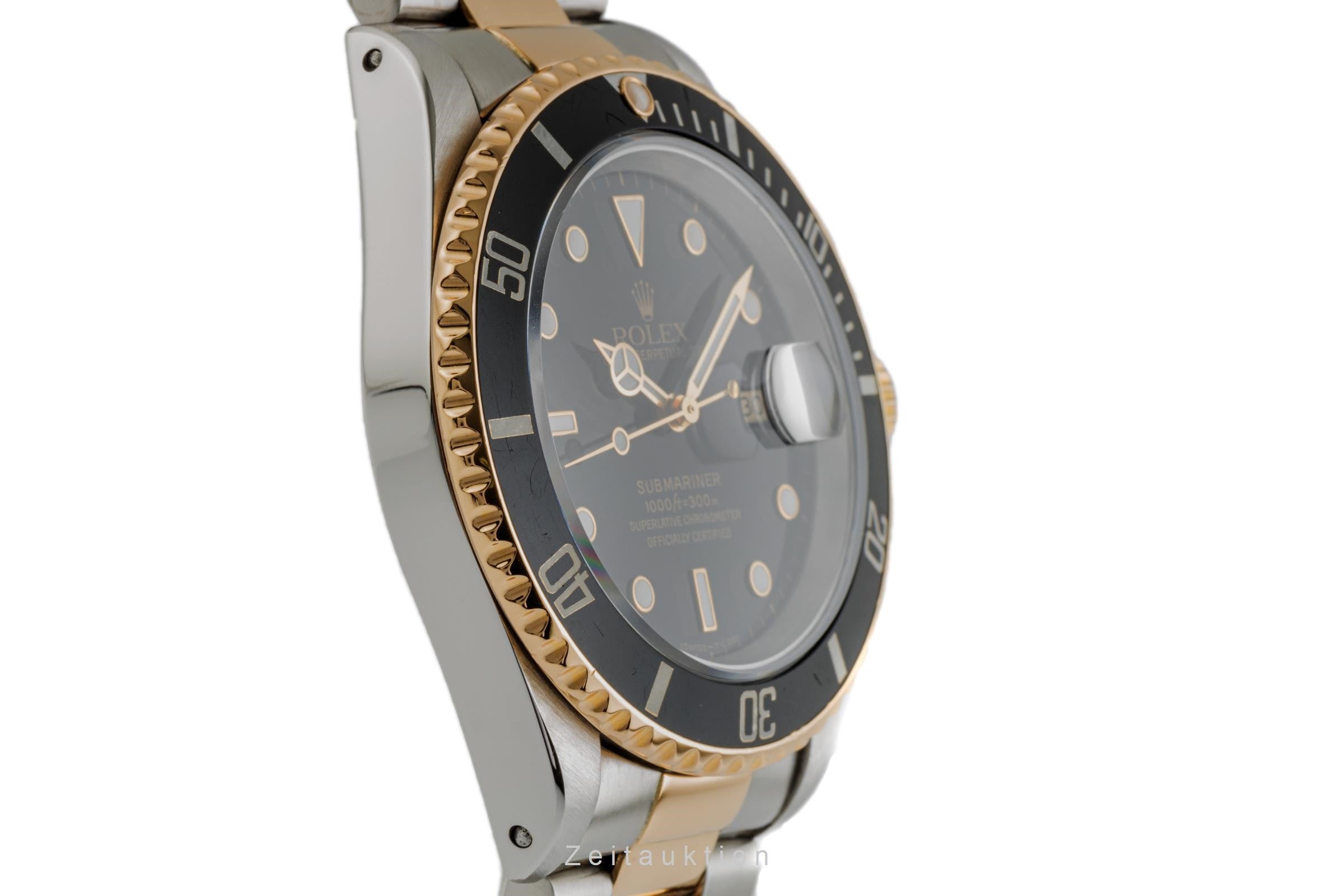 Rolex Submariner steel / gold automatic men's watch 16613 LP: 15350EUR  [2302220]