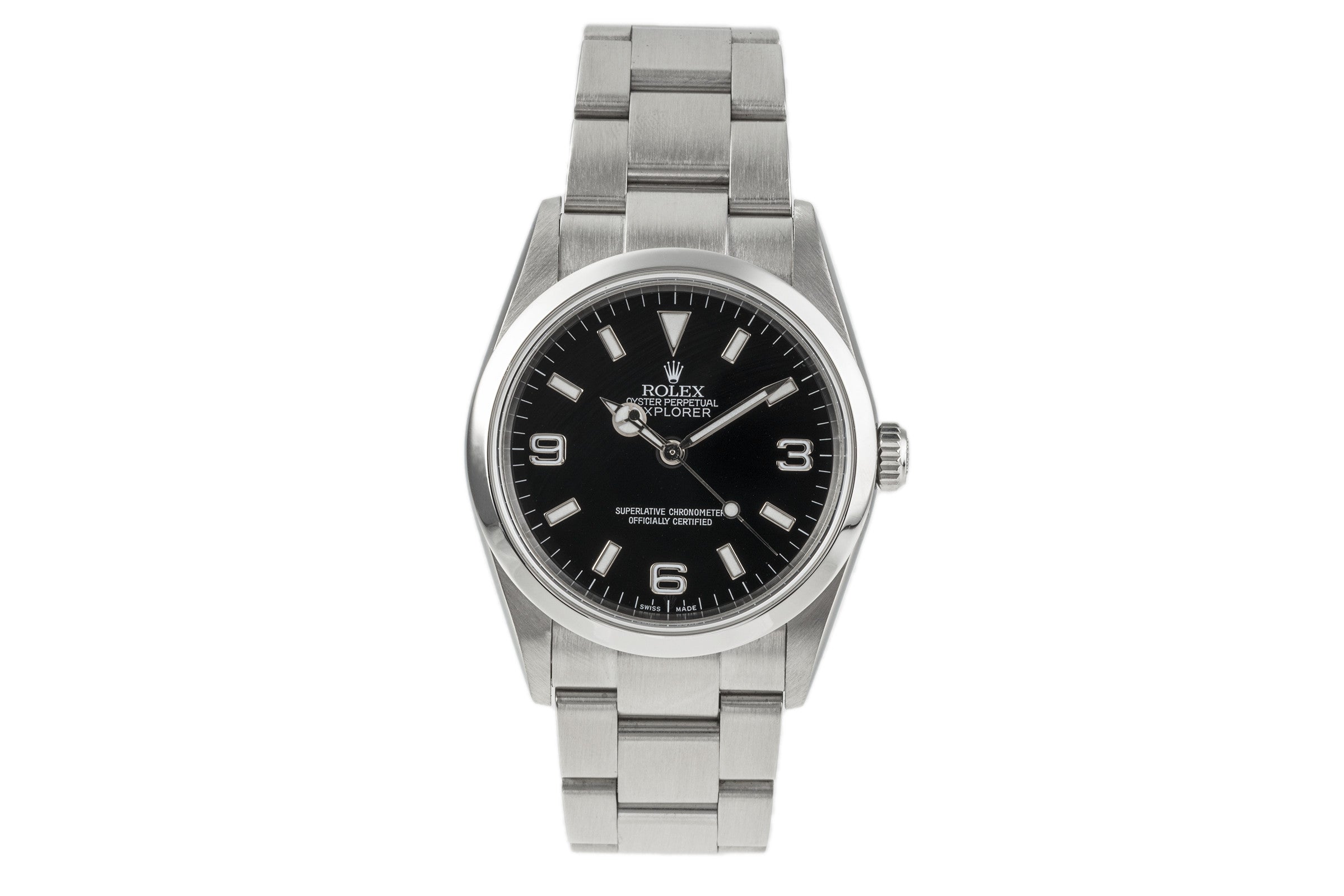 Rolex Explorer steel automatic men's watch 114270 LP: 7100EUR  [2302223]