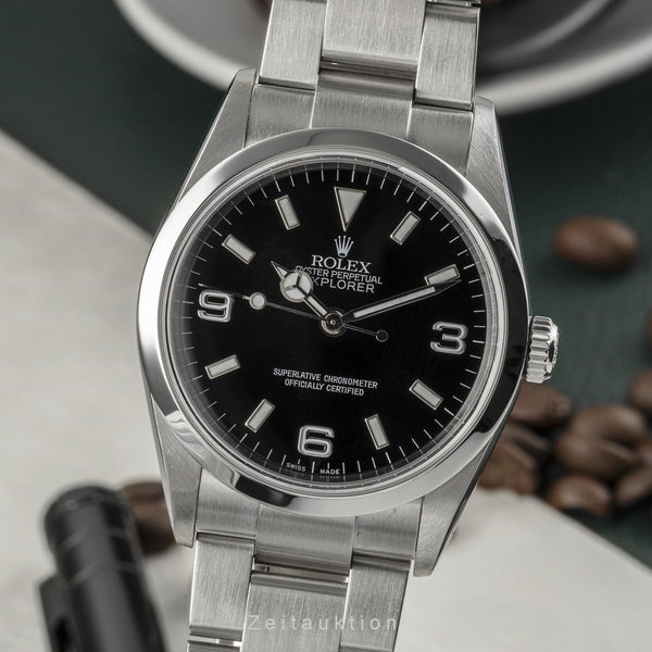 Rolex Explorer steel automatic men's watch 114270 LP: 7100EUR  [2302223]