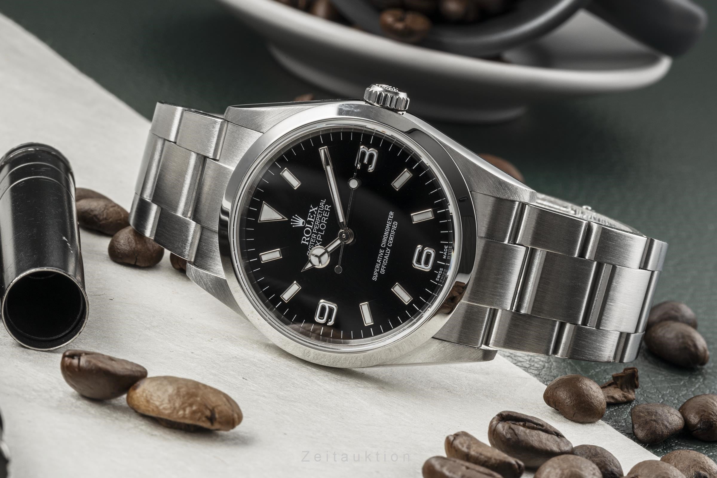 Rolex Explorer steel automatic men's watch 114270 LP: 7100EUR  [2302223]