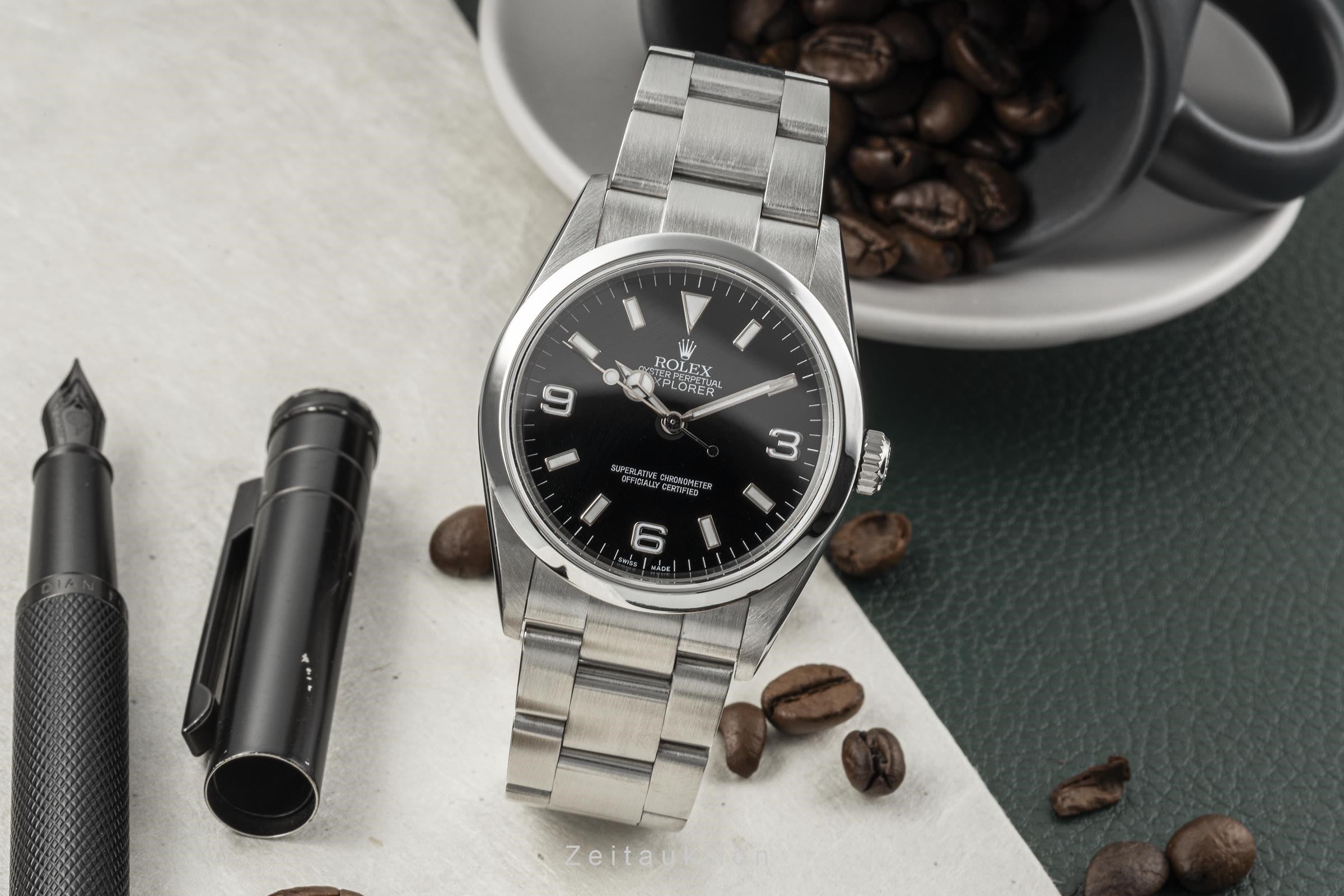 Rolex Explorer steel automatic men's watch 114270 LP: 7100EUR  [2302223]