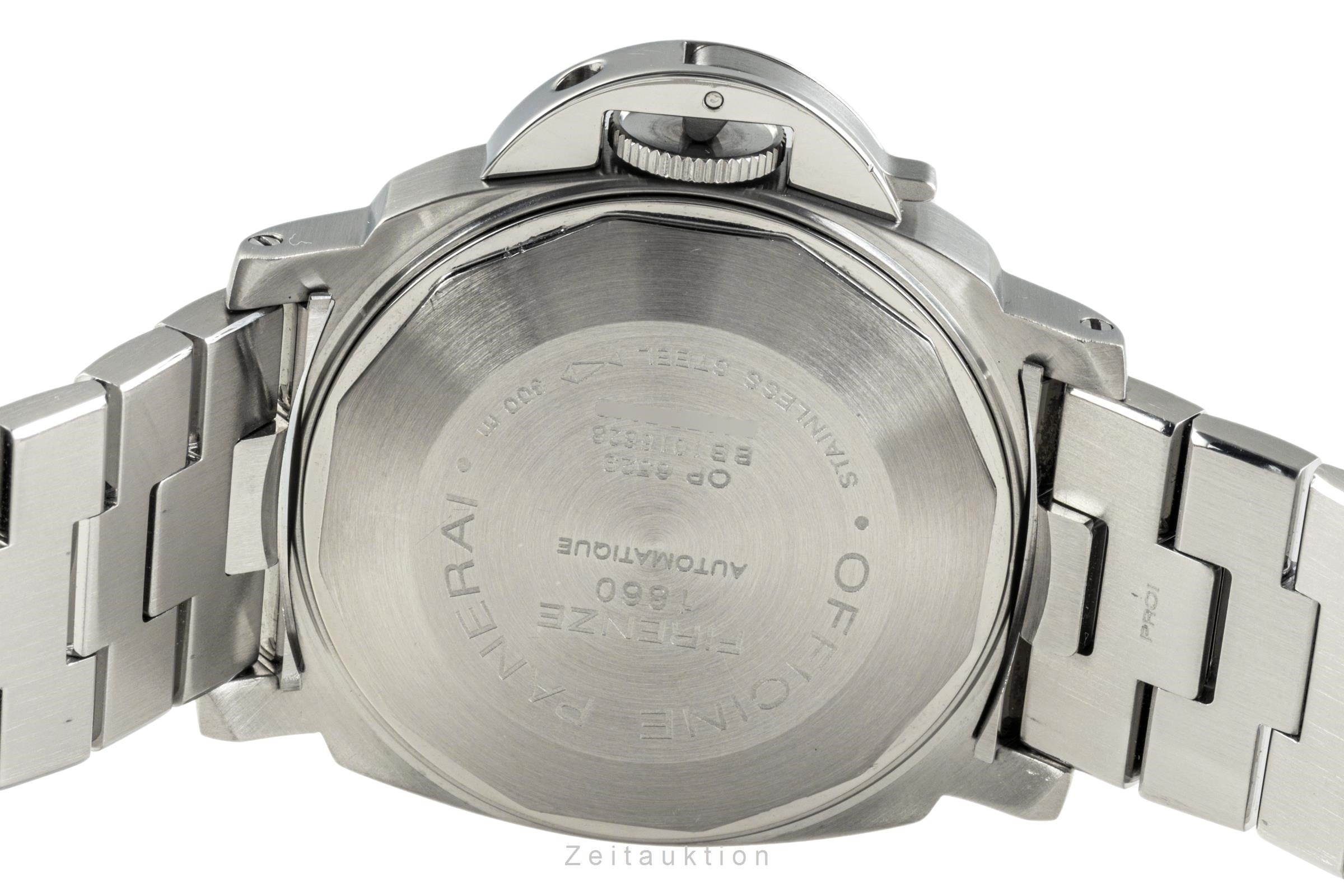 Panerai Luminor Marina Stahl Automatik Herrenuhr Ref. PAM00051 B&P VP: 7900,- € [2302230]