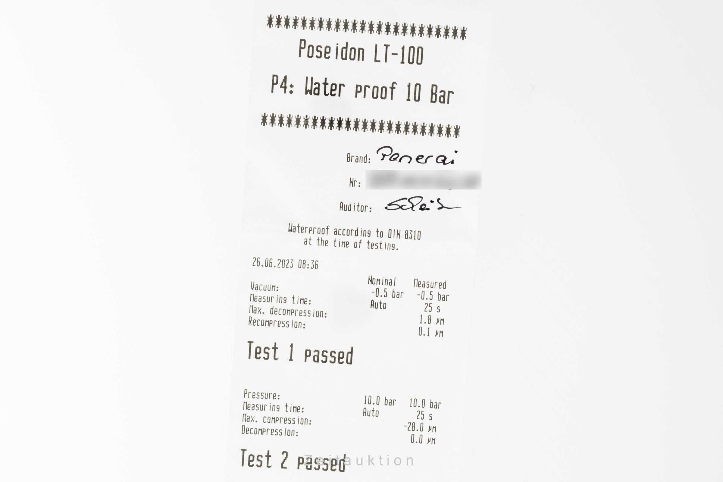 Panerai Luminor Marina Stahl Automatik Herrenuhr Ref. PAM00051 B&P VP: 7900,- € [2302230]